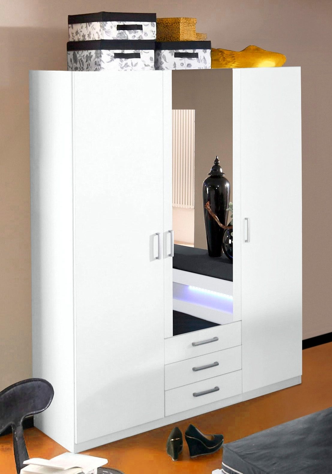 priess Kleiderschrank »Amsterdam«, mit oder ohne LED-Beleuchtung