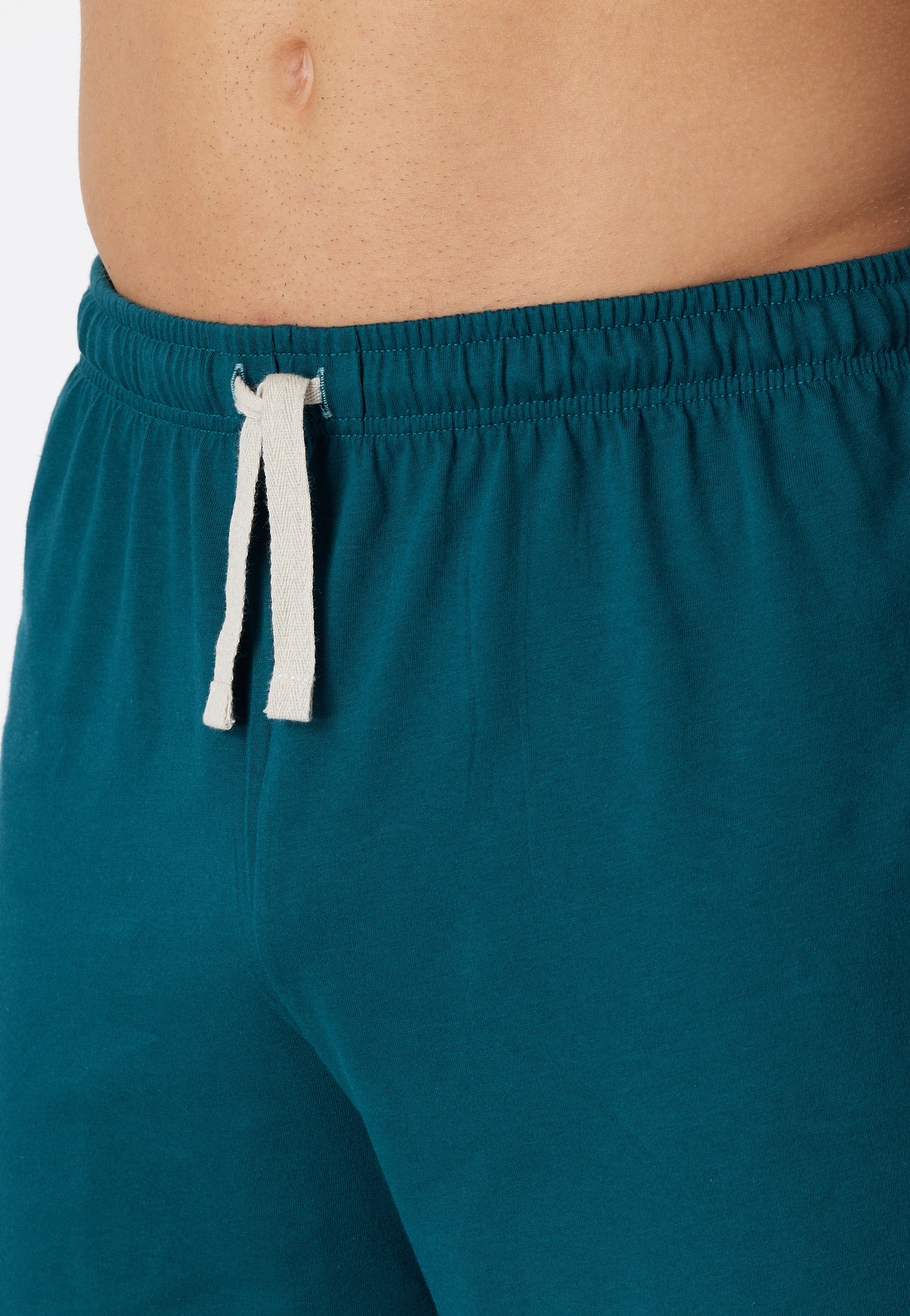 Schiesser Shorty »"Casual Nightwear"«, (2 tlg.), mit farbigem Kontraststreifen und geripptem Rundhalsausschnitt