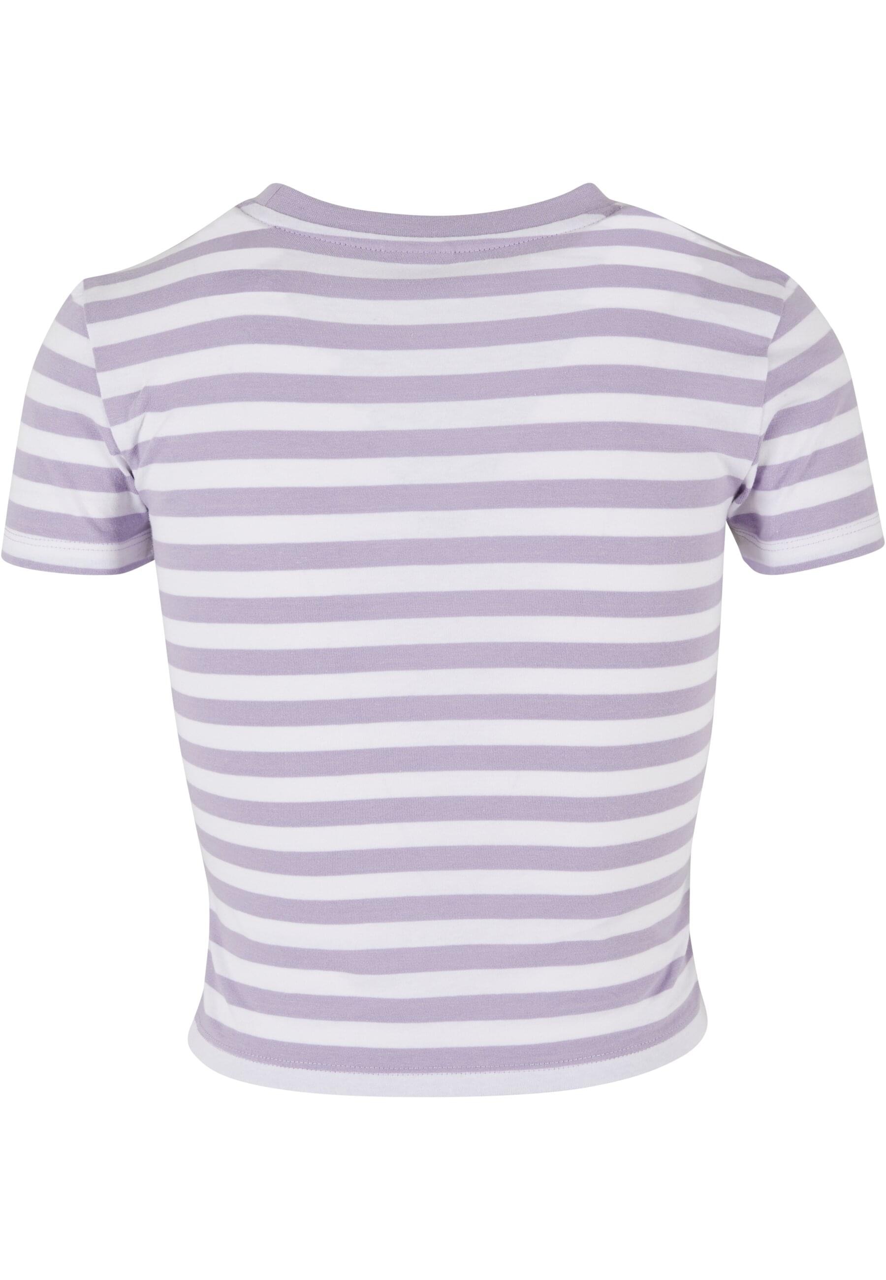 URBAN CLASSICS T-Shirt »Urban Classics Damen Ladies Short Striped Tee«, (1 tlg.)