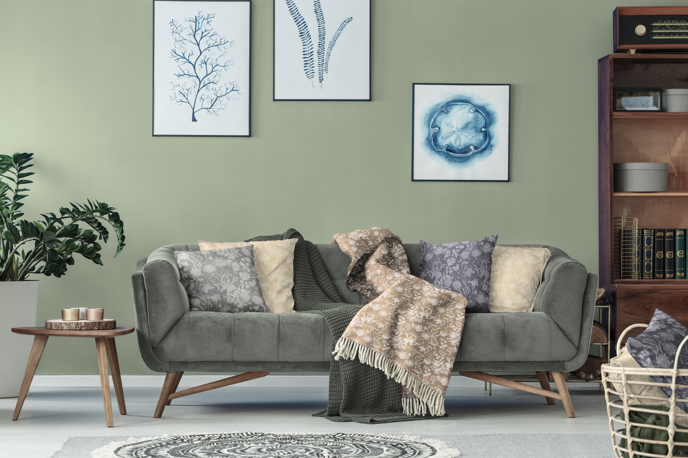 Adam Wohndecke »Flower Cuvée«, im floralem Design, Kuscheldecke