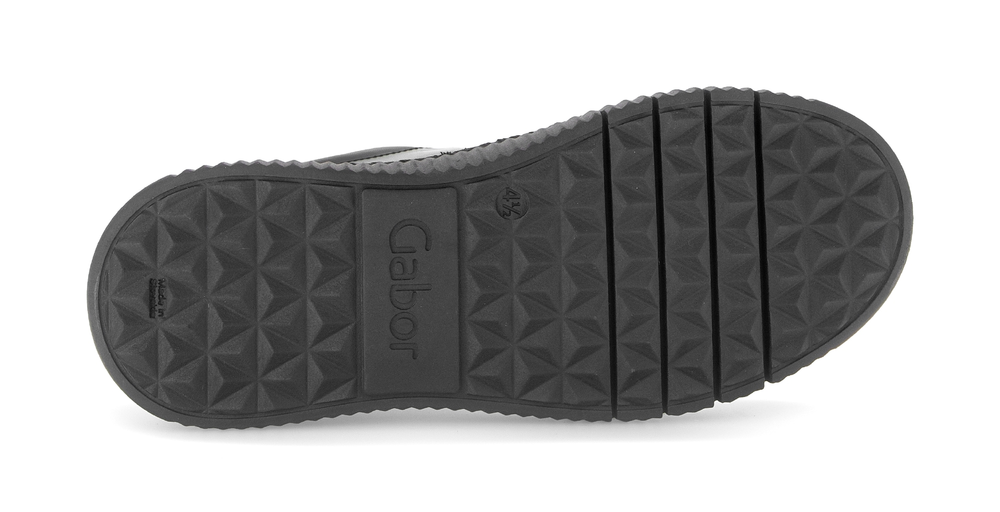 Gabor Plateausneaker, Freizeitschuh, Halbschuh, Schnürschuh mit Ziernaht am Sohlenrand