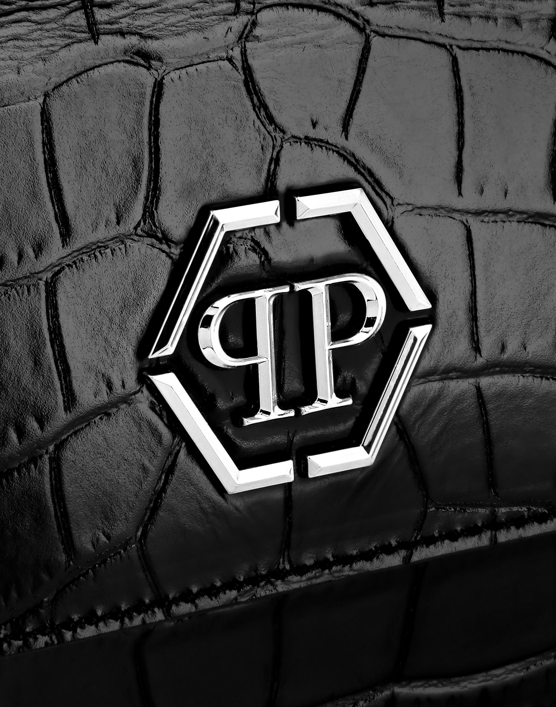 PHILIPP PLEIN Schultertasche »Hexagon Crocco Print«