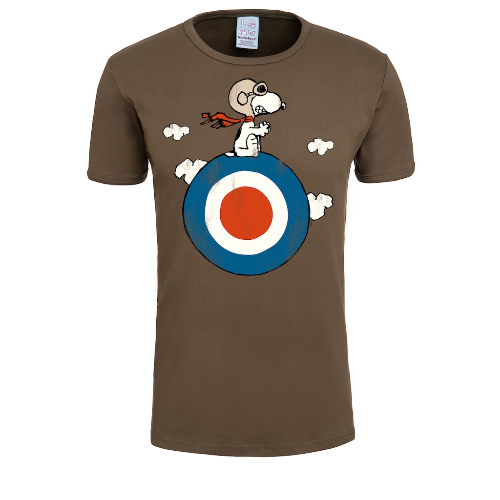 LOGOSHIRT T-Shirt »Snoopy«, mit lizenziertem Originaldesign