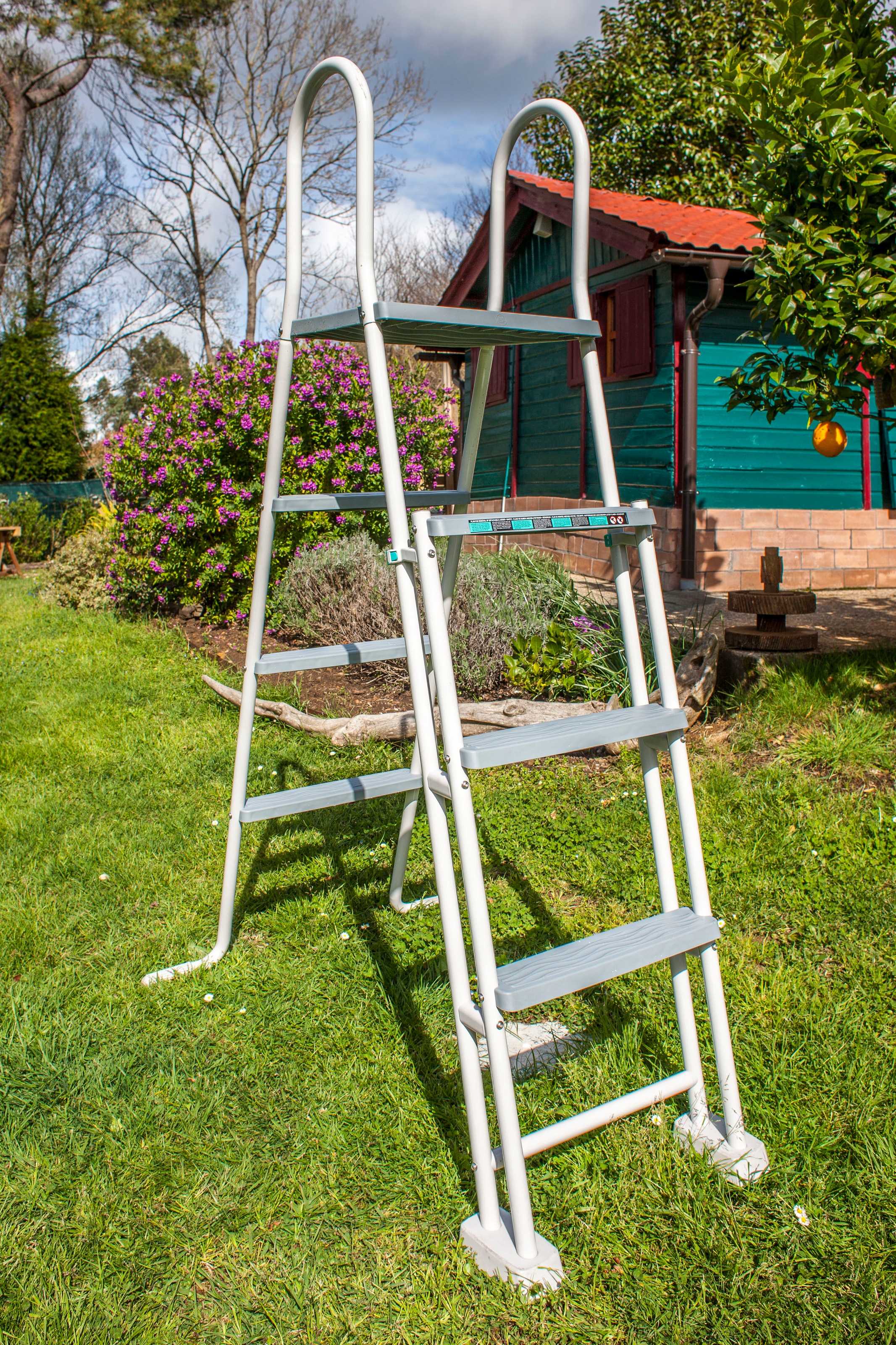 Gre Rundpool »FIDJI inkl. Zubehör«, (Set, 4 tlg.), Höhe: 120 cm, in versch. Größen erhältlich