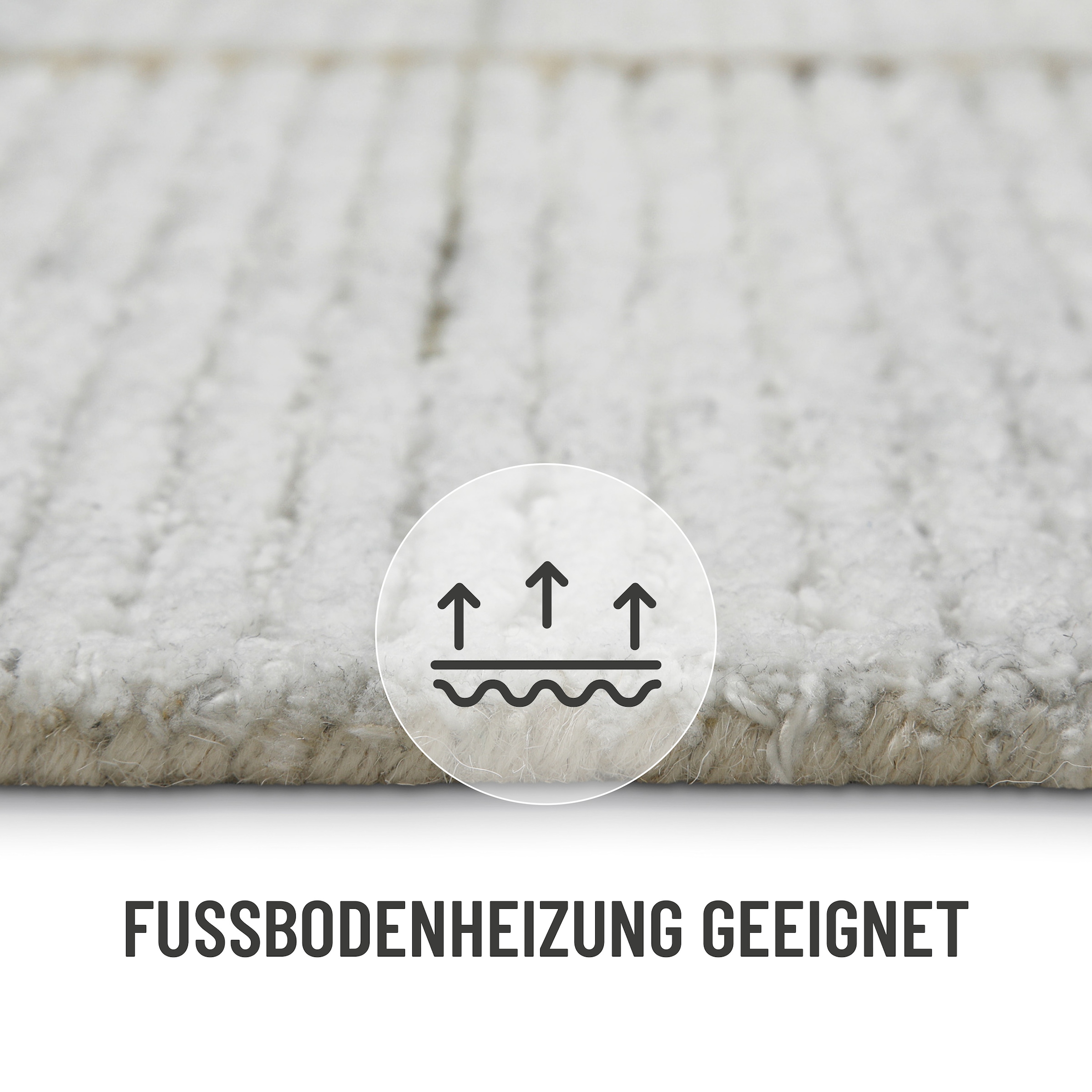 Wecon home Teppich »Hamptons TWENTYTWO«, rechteckig, 10 mm Höhe, Läufer, Fasermix, Kurzflor, Wohnzimmer, elegant, geometrisch