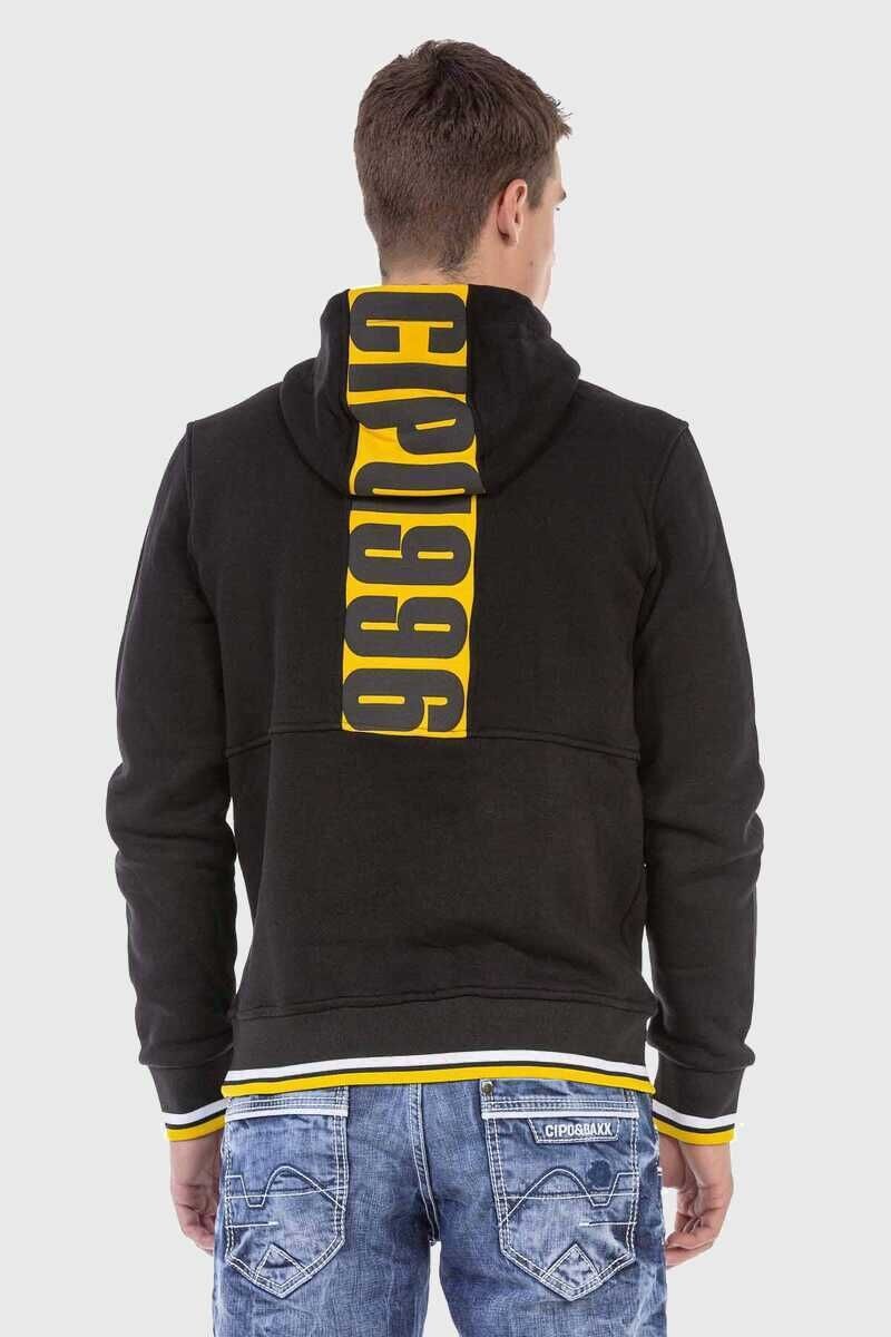 Cipo & Baxx Kapuzenpullover »Sweatshirts«, mit Markenprint
