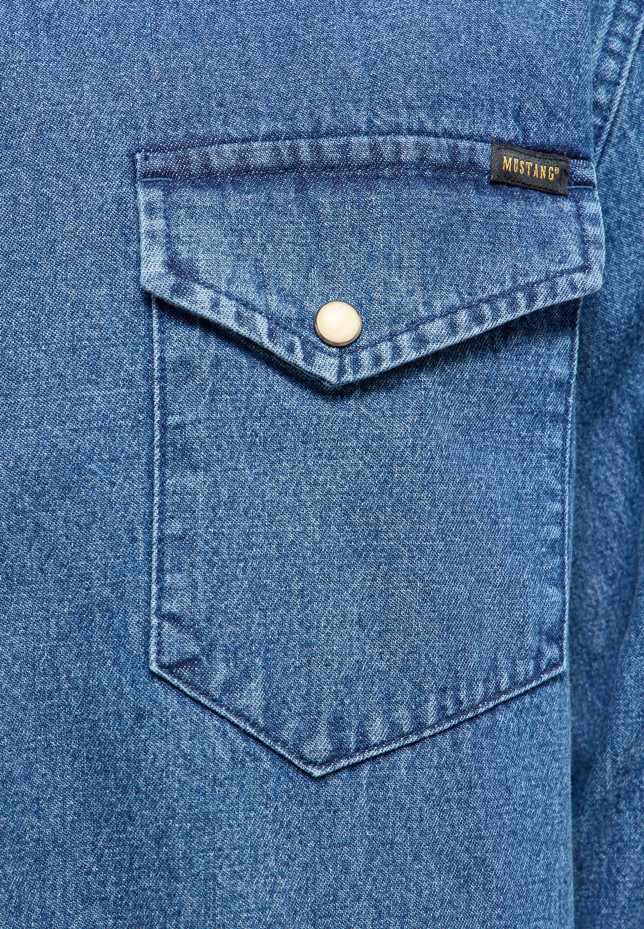 MUSTANG Langarmhemd »Herren Style Duver«