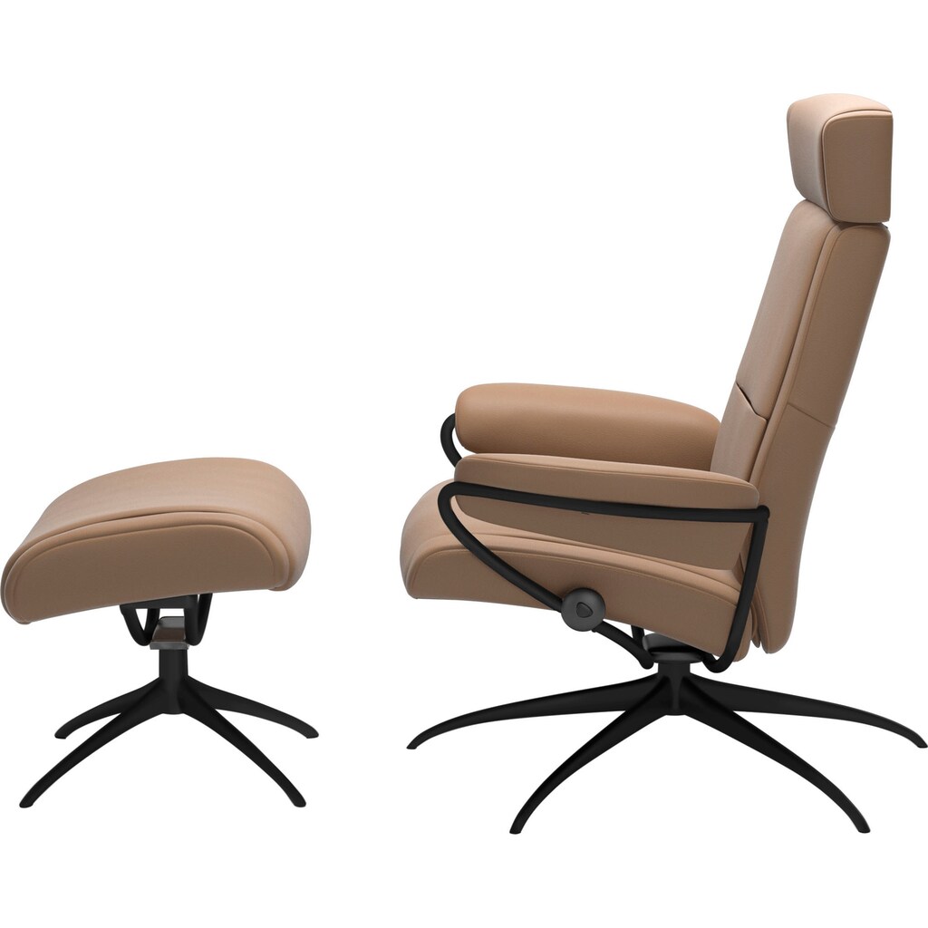 Stressless® Relaxsessel »Paris«, (Set, Relaxsessel mit Hocker)