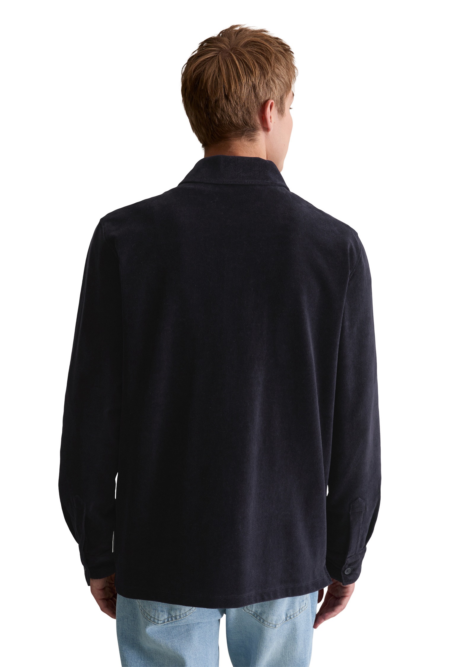 Marc O'Polo DENIM Langarmhemd »aus softem Frottee-Cord«