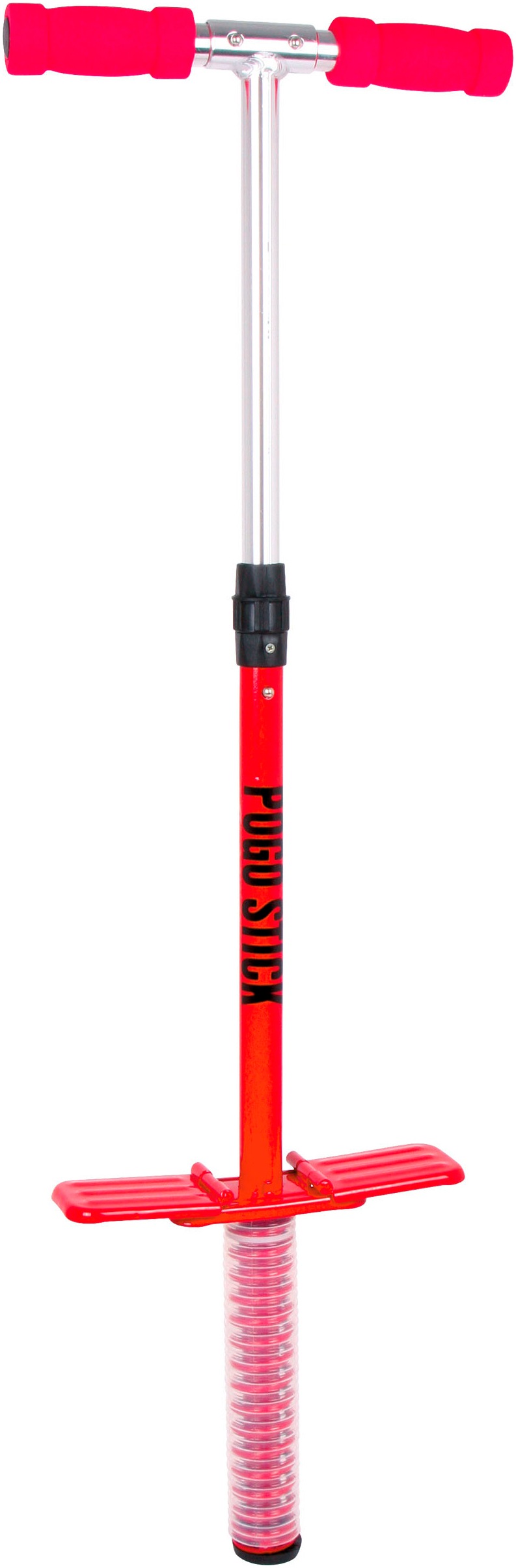 SMALL FOOT Jungen Hüpfspielzeug "Pogo Stick Variabel", rot, Metall, B:12,5cm H:64cm T:6,5cm, Hüpfspielzeug