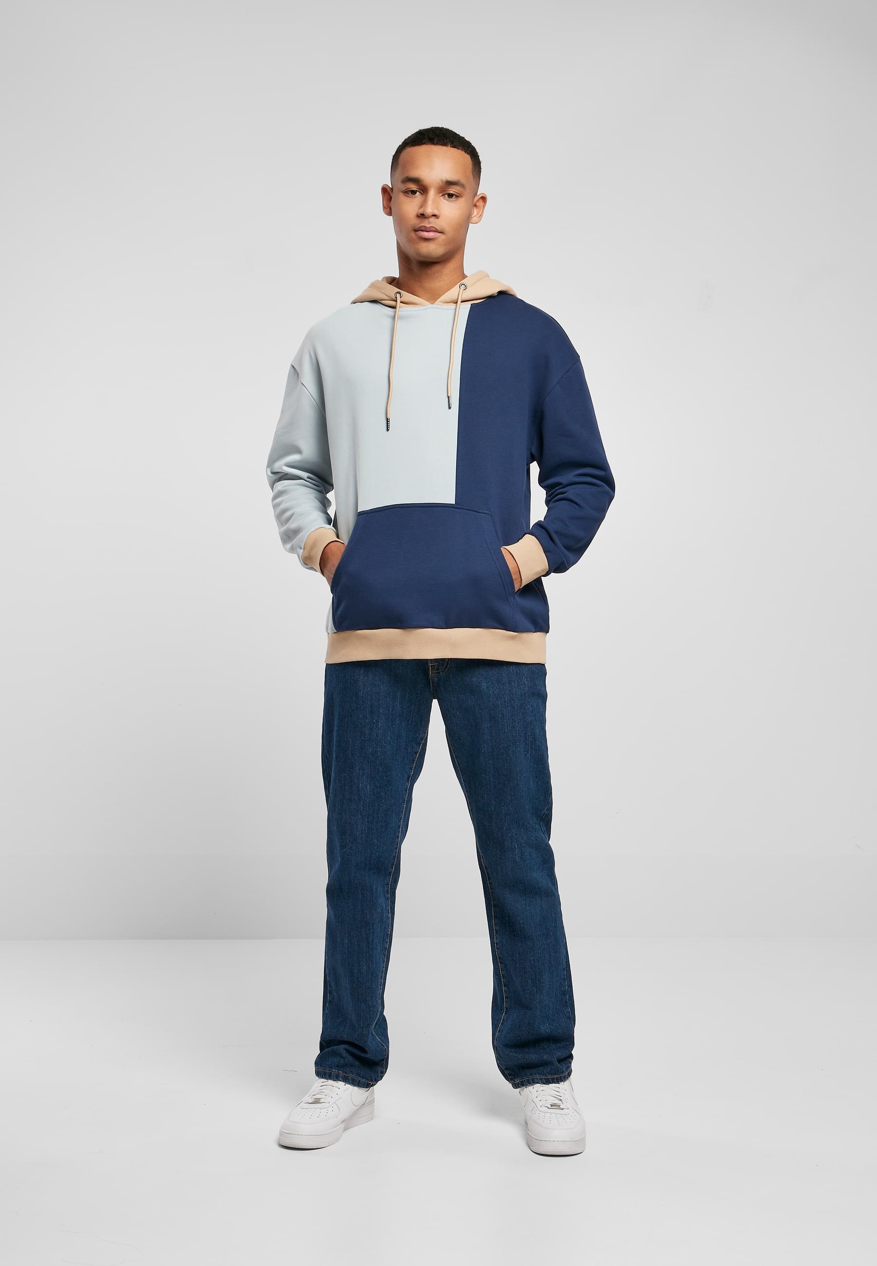 URBAN CLASSICS Kapuzensweatshirt »Urban Classics Herren Oversized Color Block Hoody«, (1 tlg.)