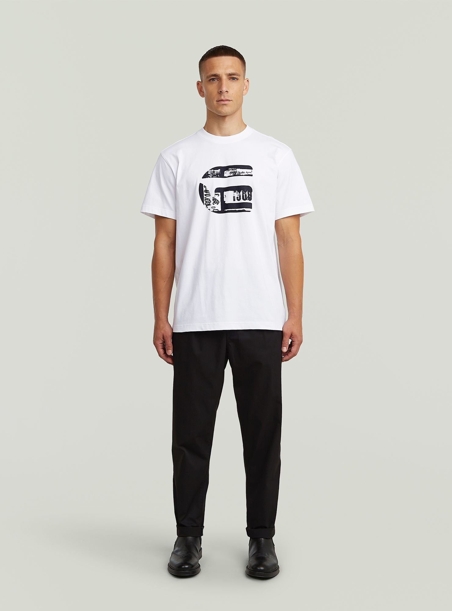 G-STAR Chinohose »Pleated Chino Relaxed Tapered«