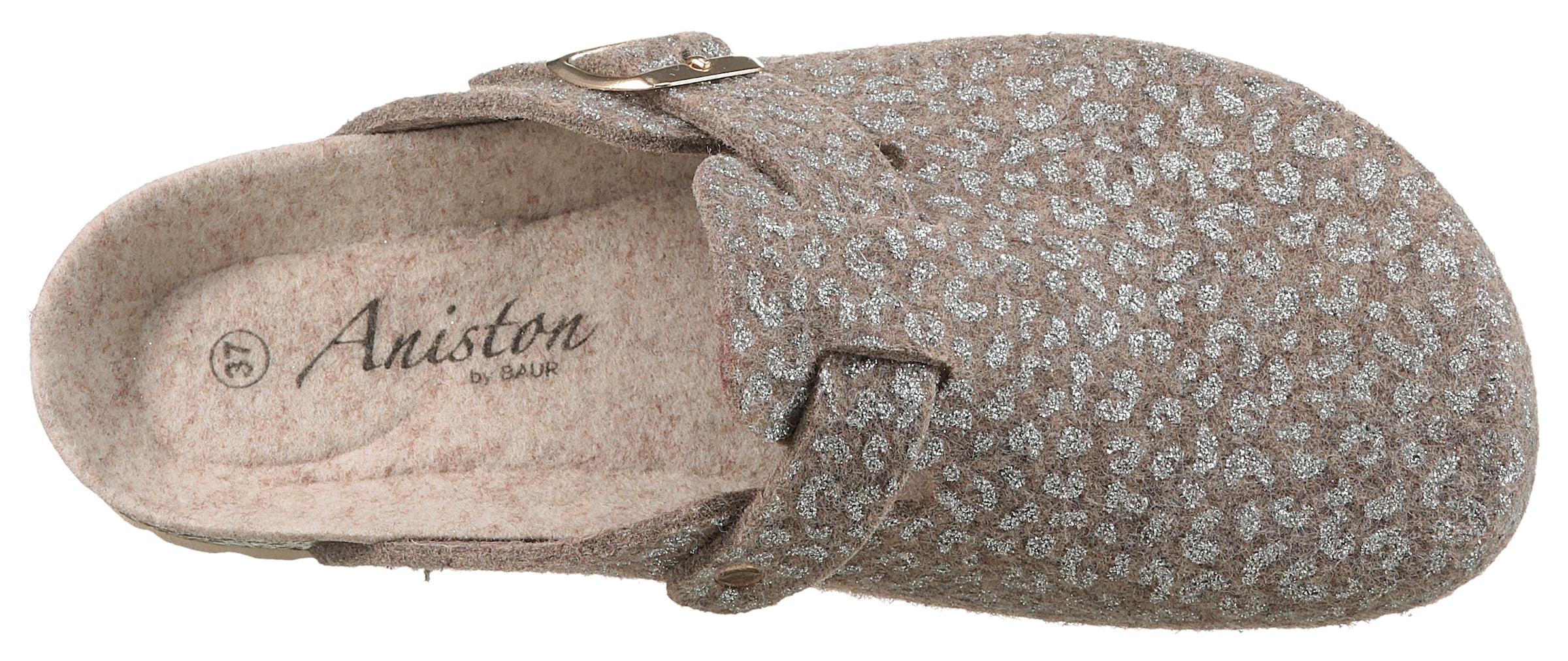 Aniston SHOES Clog, Clog, Hausschuh, Homeslipper, verstellbare Schnalle - NEUE KOLLEKTION