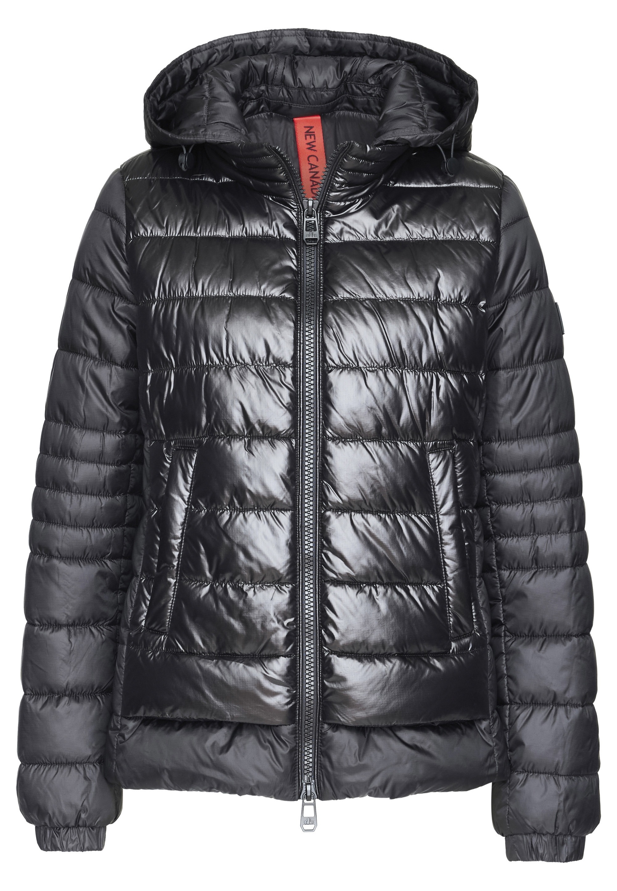 New Canadian Steppjacke, mit glänzendem Finish
