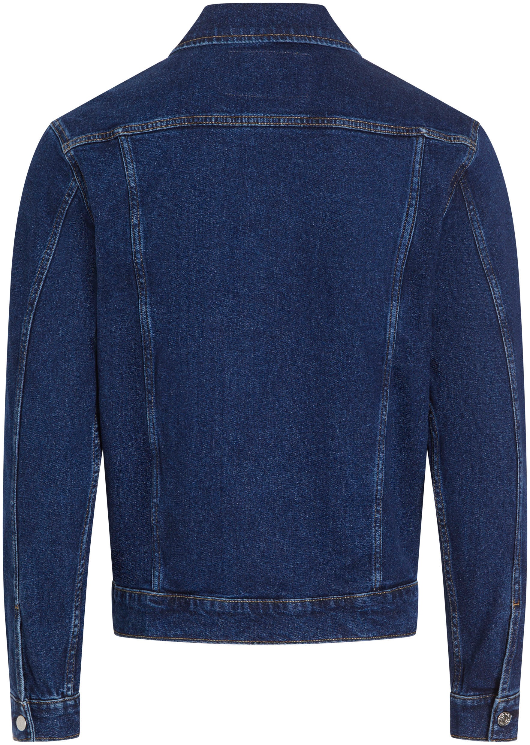 Calvin Klein Jeans Jeansjacke "SLIM DENIM JACKET", Brusttaschen, Logodruck günstig online kaufen