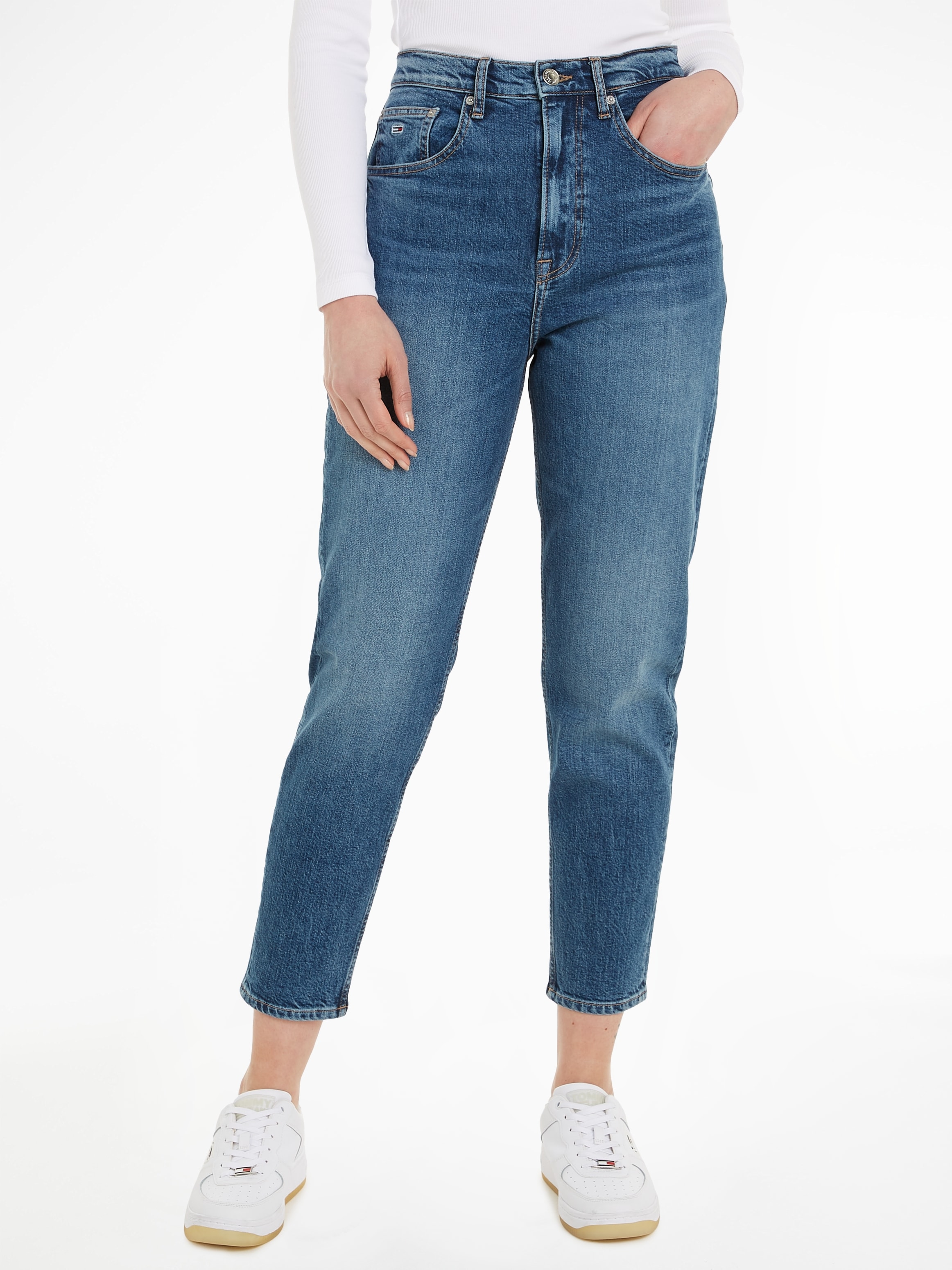 Mom-Jeans »MOM JEAN UH TPR DG«, mit Logopatch