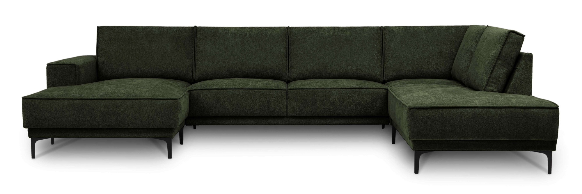 Places of Style Wohnlandschaft "XXL Sofa Oland, Struktur, Flachgewebe, Luxu günstig online kaufen