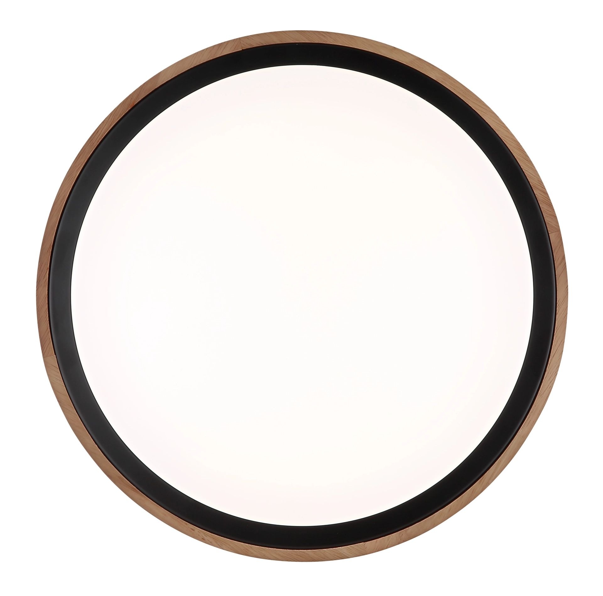 GLOBO LIGHTING LED Deckenleuchte »BRUNO«, Leuchtmittel LED-Modul | LED fest integriert, Deckenlampe, Schiebeschalter für Helligkeit 10%-50%-100%, ø36cm