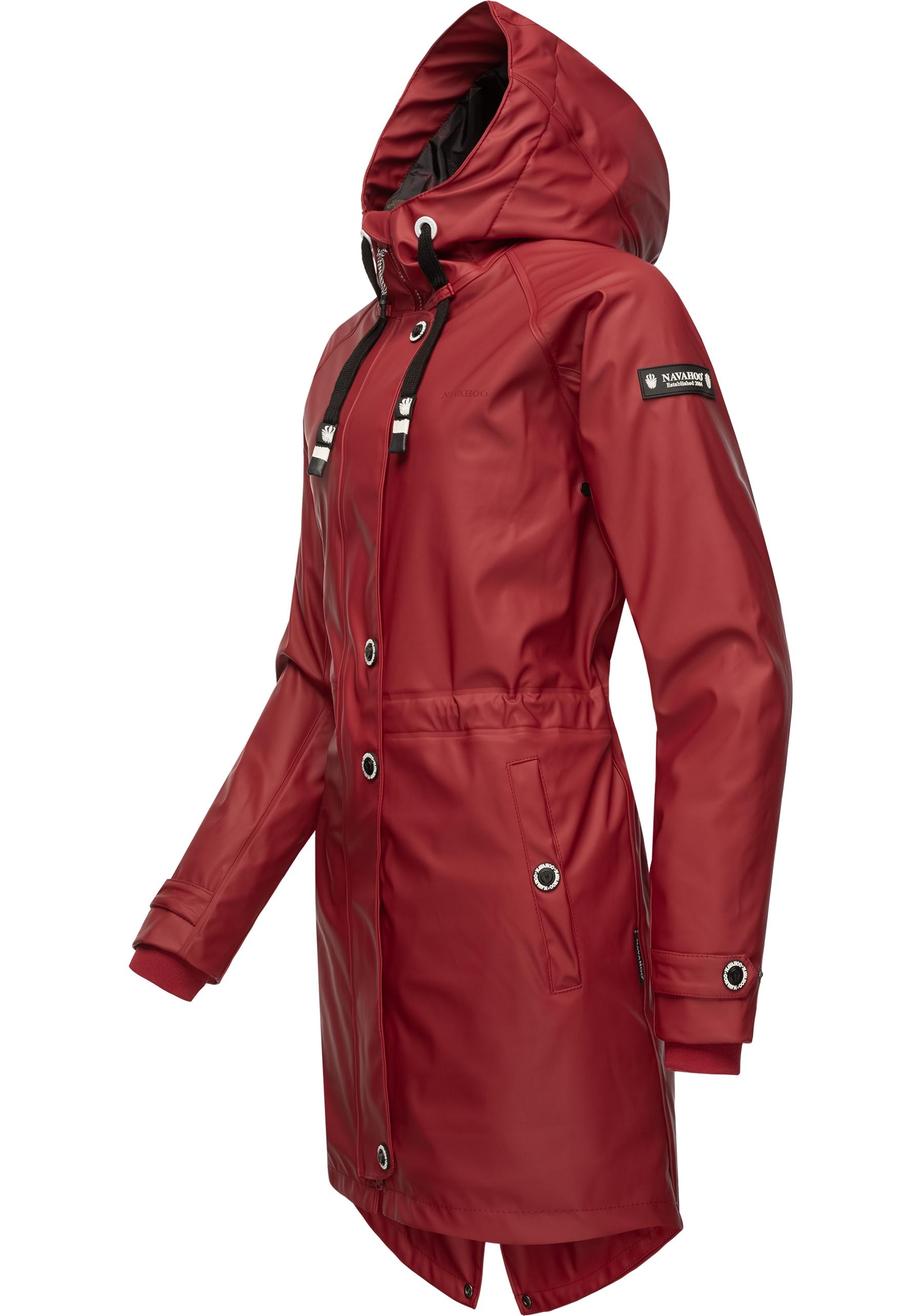 Navahoo Regenjacke "Rainy Flower" mitKapuze modischer Damen Regenmantel mit günstig online kaufen