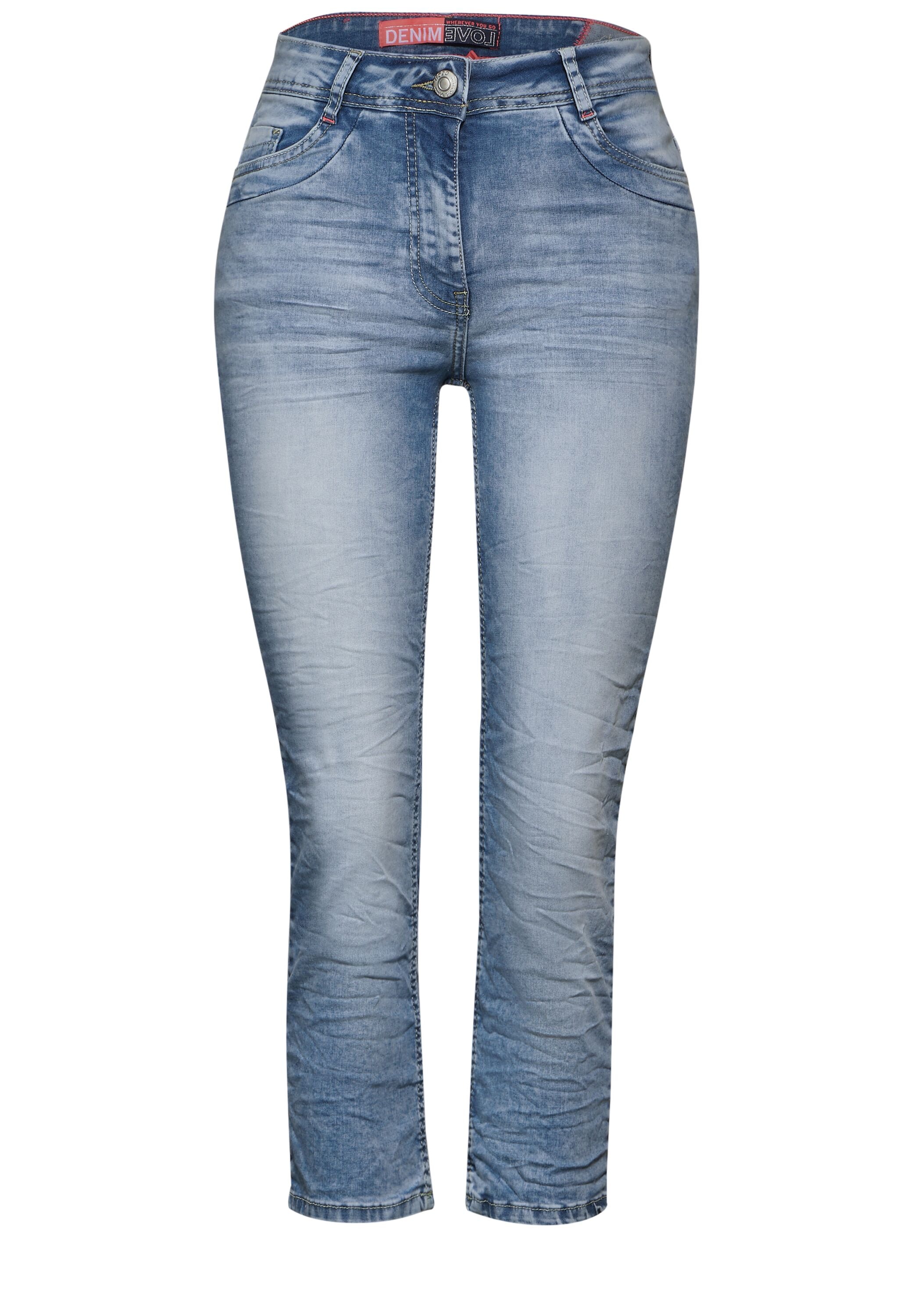 Cecil Slim-fit-Jeans, High Waist