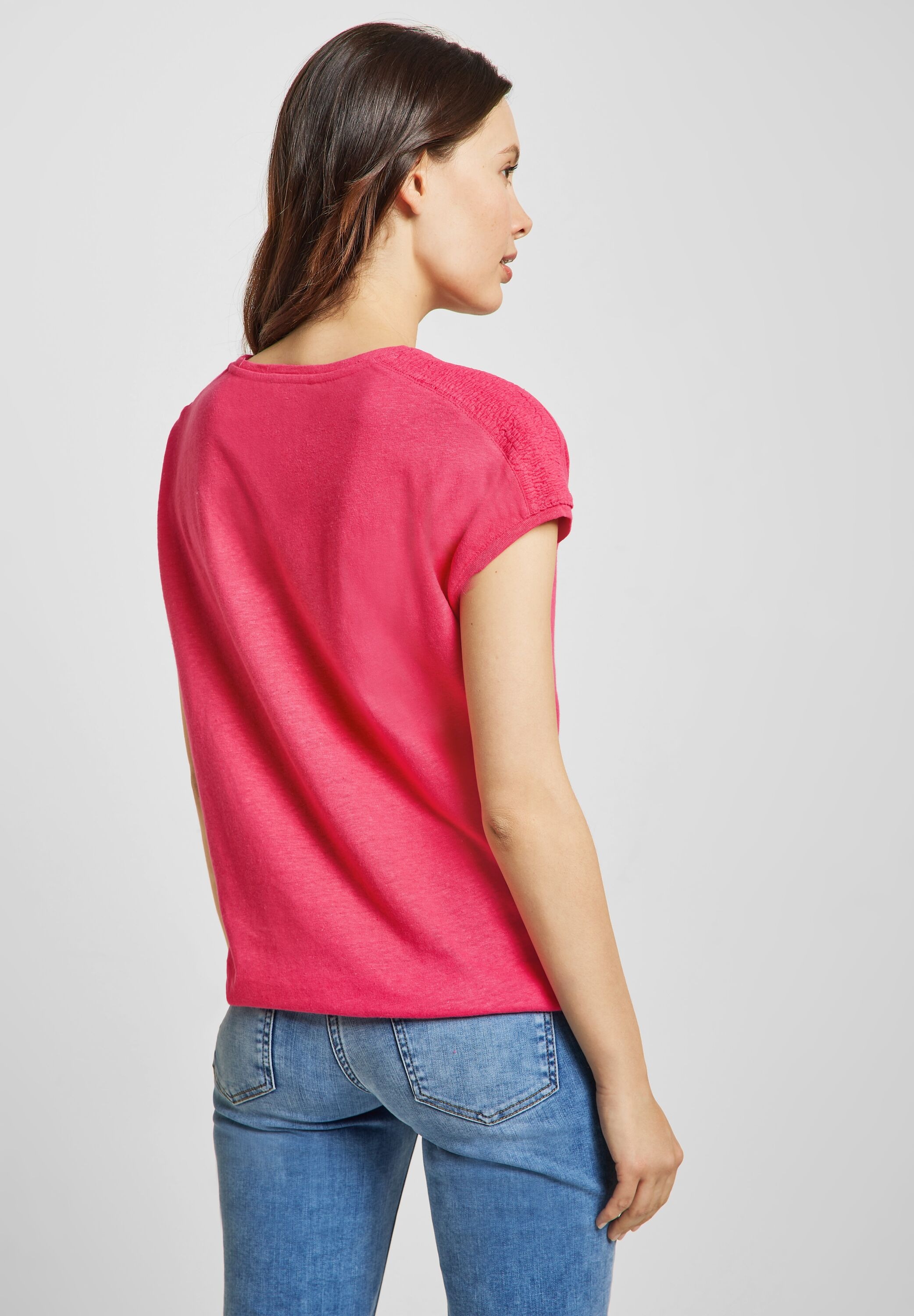 Cecil T-Shirt, in BAUR online Unifarbe bestellen 