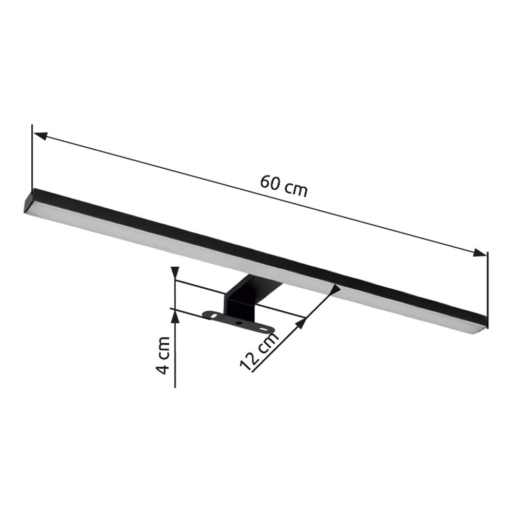 GLOBO LIGHTING LED Wandleuchte »JAIME«, Leuchtmittel LED-Modul | LED fest integriert, Wandlampe/schwarz/IP44/4000K