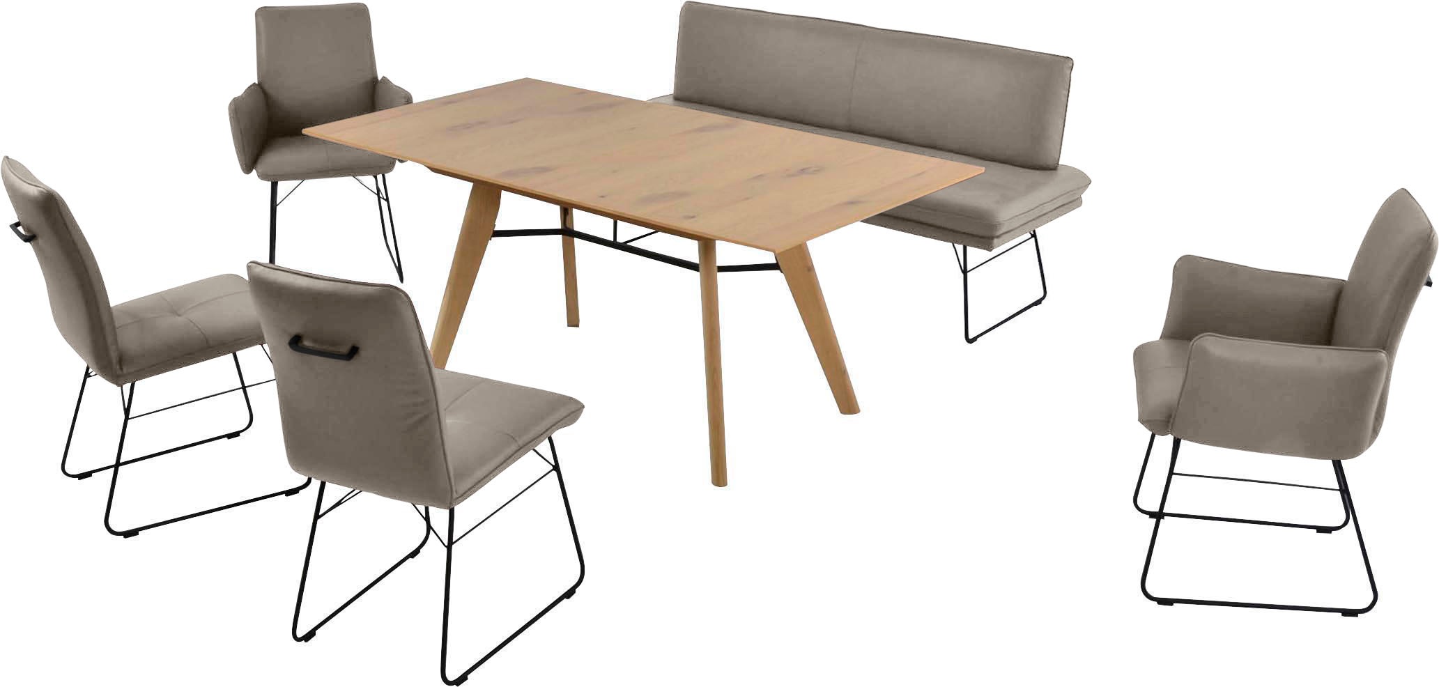 K+W Komfort & Wohnen Essgruppe "Giacomo IV" 6 Stk. tlg. Polsterbank in 2 Gr günstig online kaufen