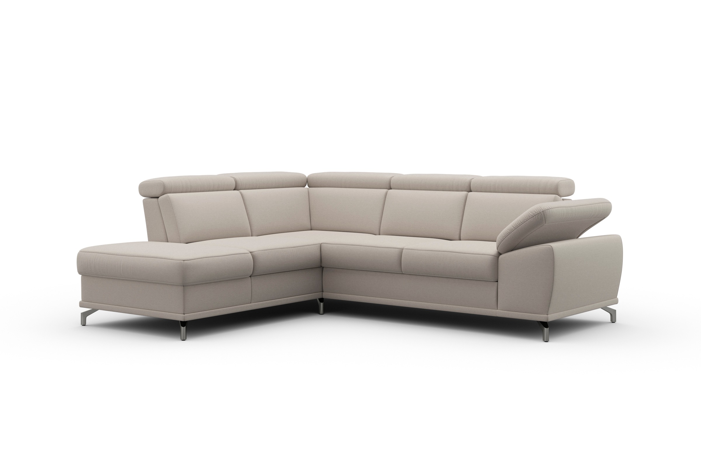 SIT & MORE Cabrio L-Shape Corner Sofa with Sleep Function & Storage 8