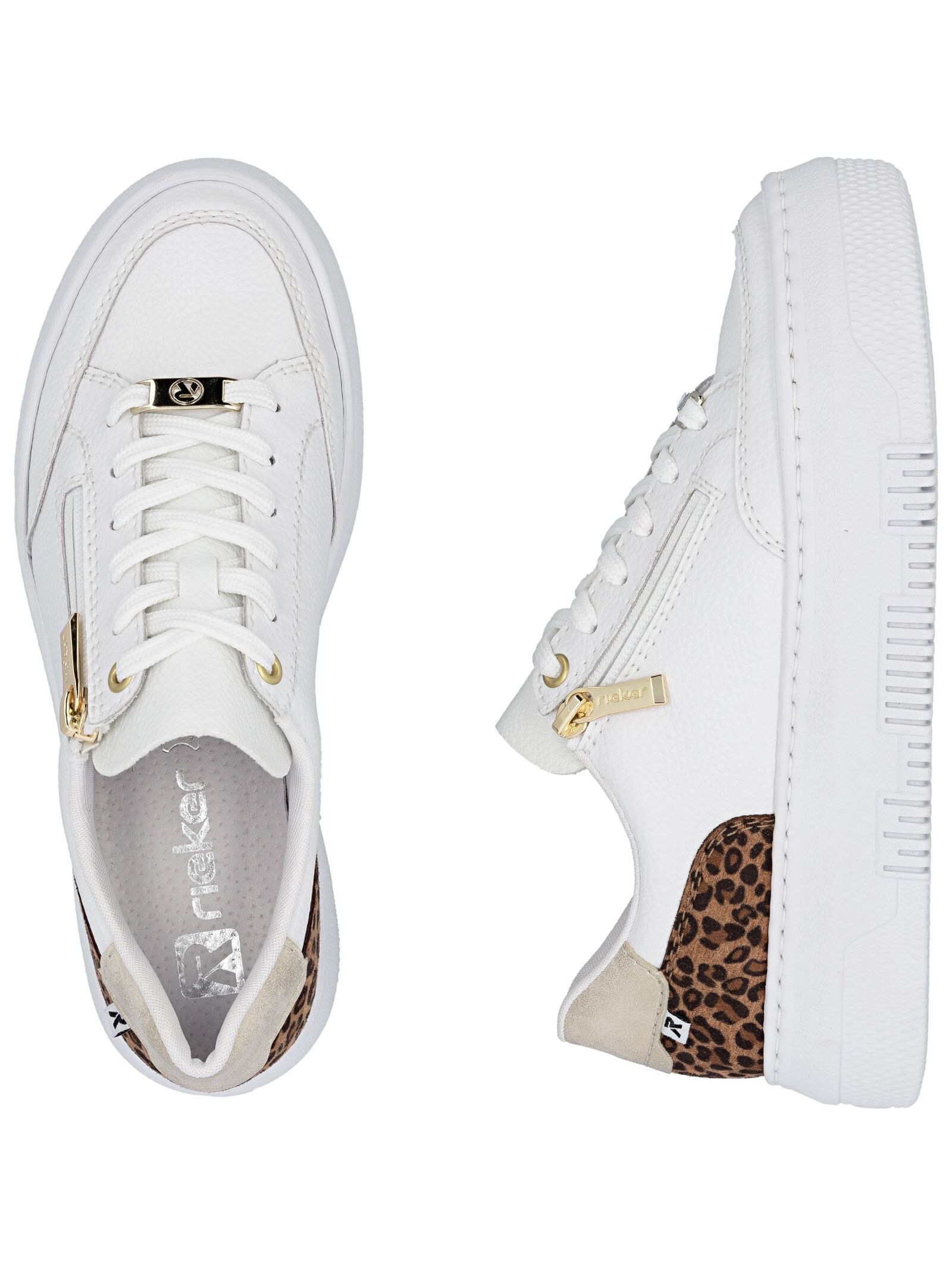 Rieker Plateausneaker »Rieker Sneaker Glattleder«