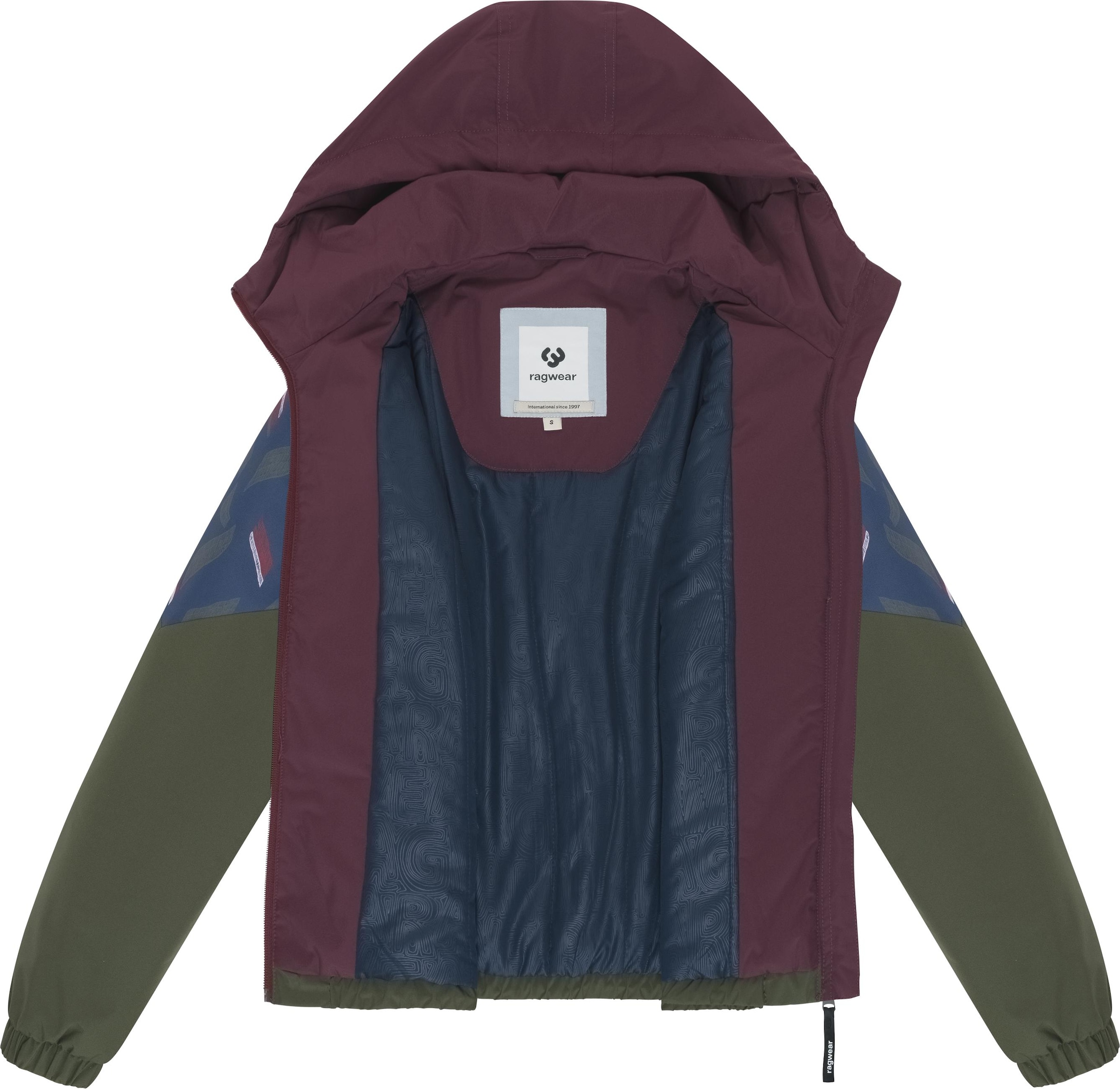 Ragwear Regenjacke »Rochele Warm YOUMODO«, mit Kapuze, wasserdichte Damen Funktionsjacke mit Kapuze