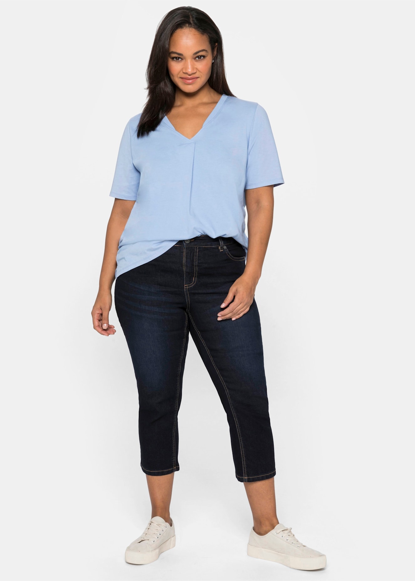 Sheego 7/8-Jeans, (1 tlg.) günstig online kaufen