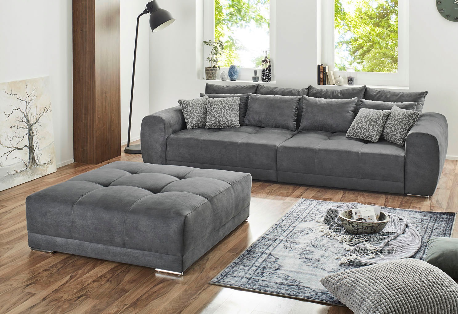 Jockenhöfer Gruppe Hocker "Moldau XXL, B: 120 cm" Mega-Hocker im XXL-Format günstig online kaufen