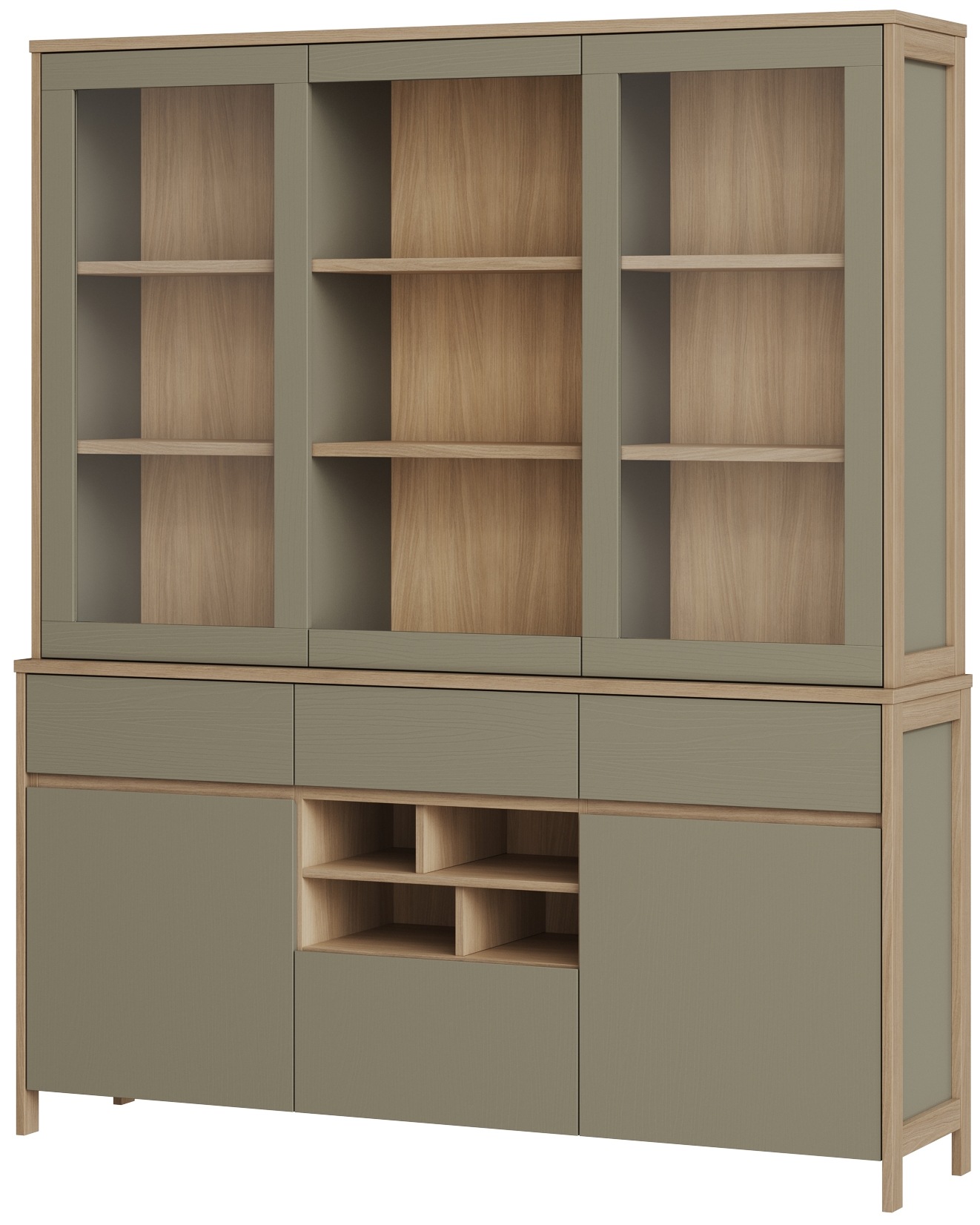 Home affaire Buffet "Stranda, Hochschrank im Scandi-Style, moderner Schrank günstig online kaufen