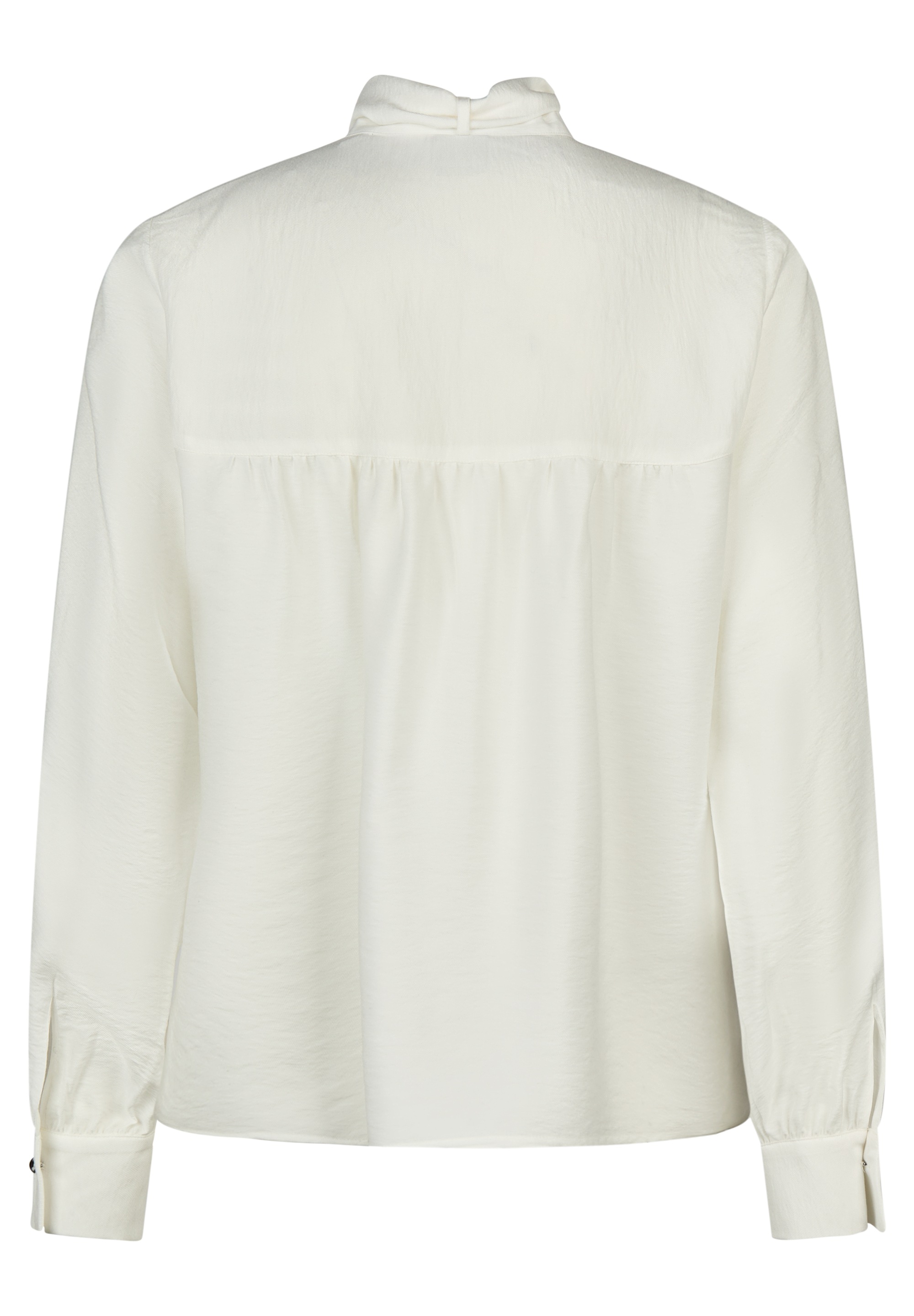 Rabe Langarmbluse Viskose-Bluse mit großer Schleife
