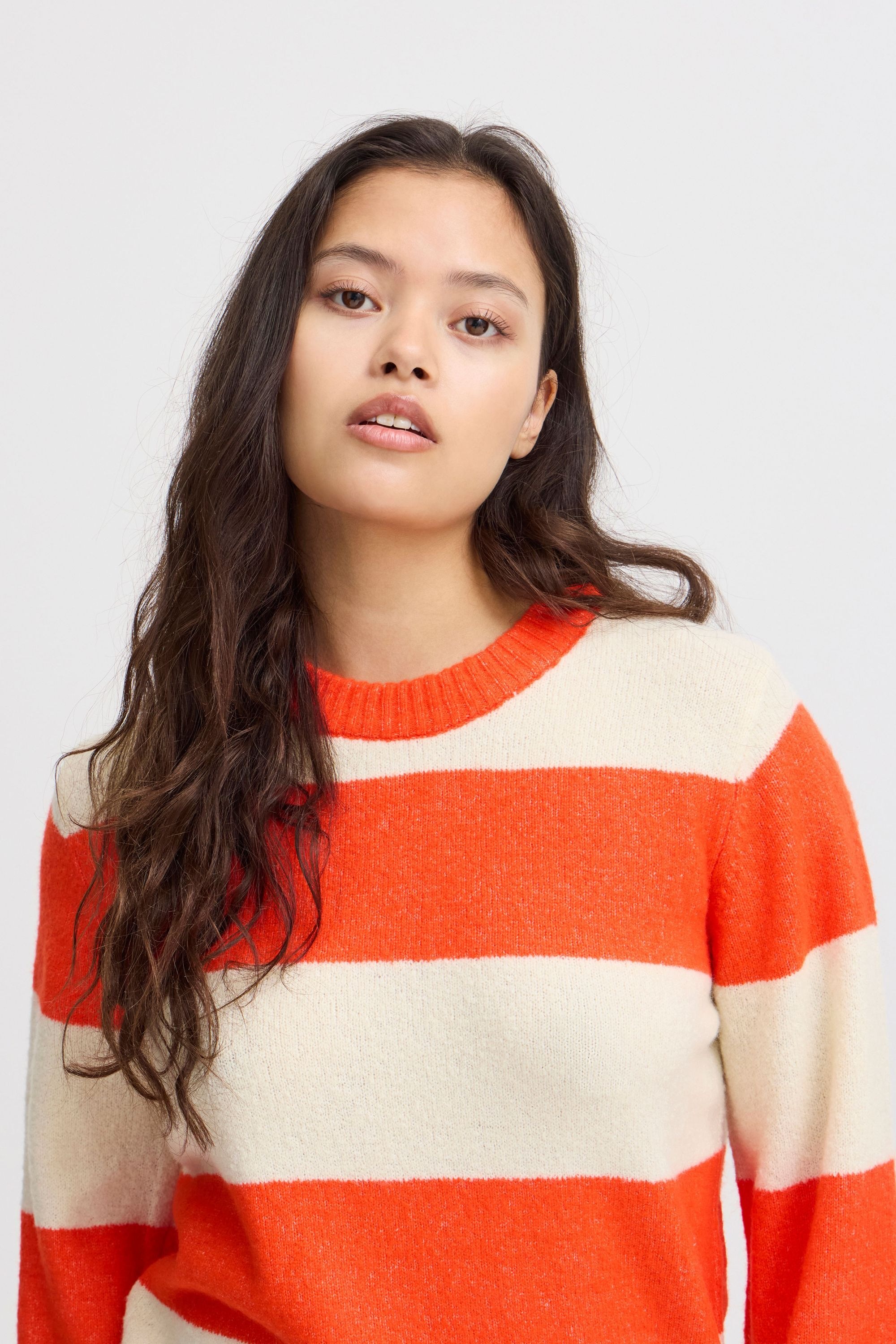 Ichi Strickfleece-Pullover »Strickpullover IHEden«