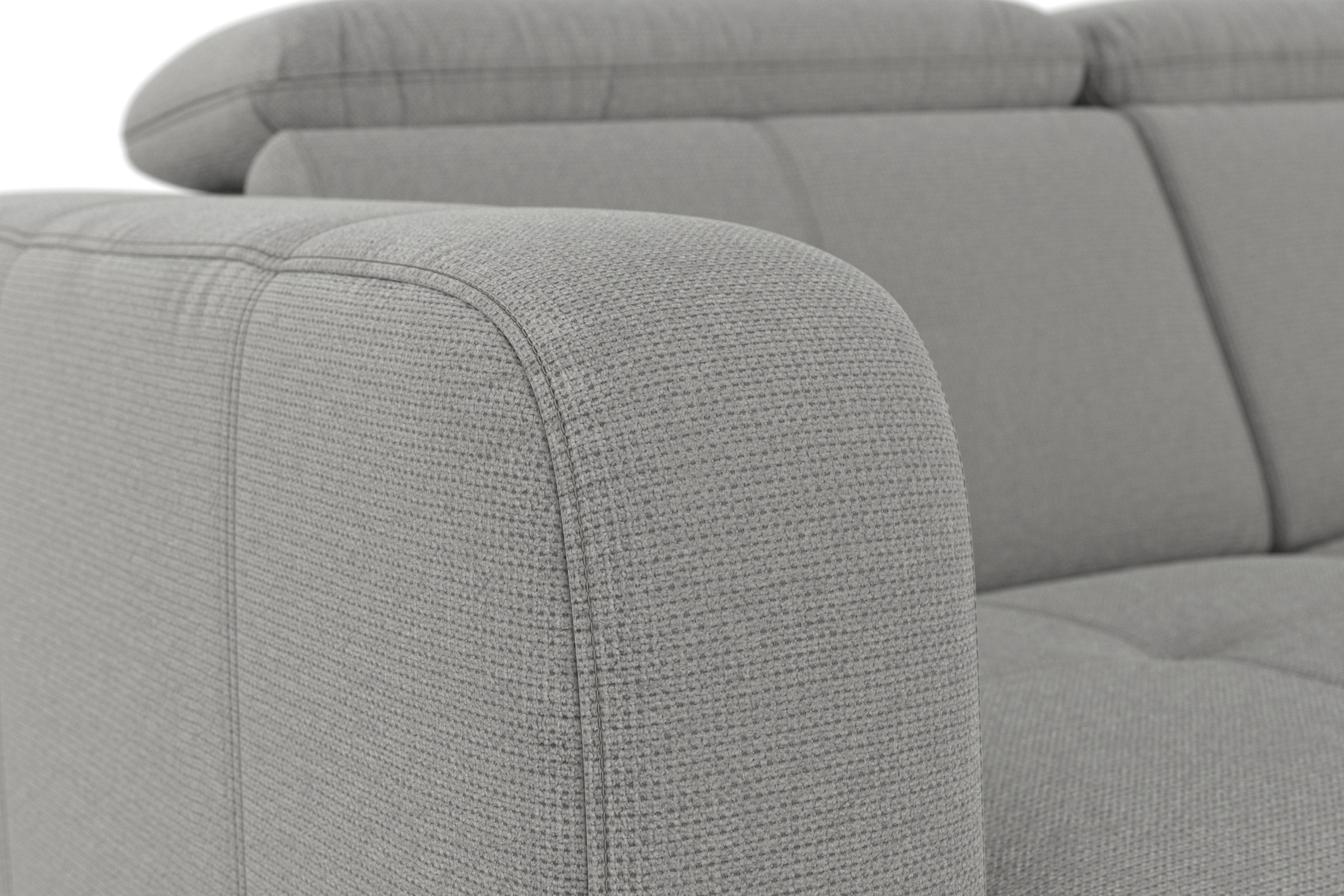 sit&more Ecksofa »Belluci L-Form«, inklusive Federkern, wahlweise mit Bettfunktion und Bettkasten