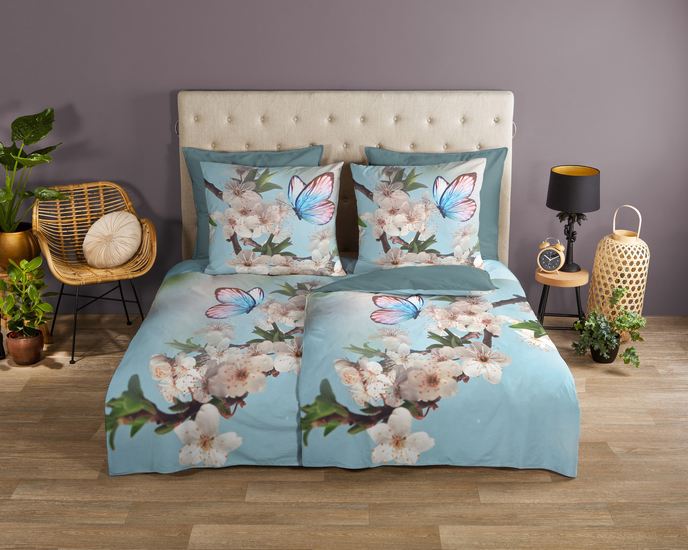 good morning Wendebettwäsche "Mayla" 2 Stk. tlg. 100% Baumwolle, Renforcé, günstig online kaufen