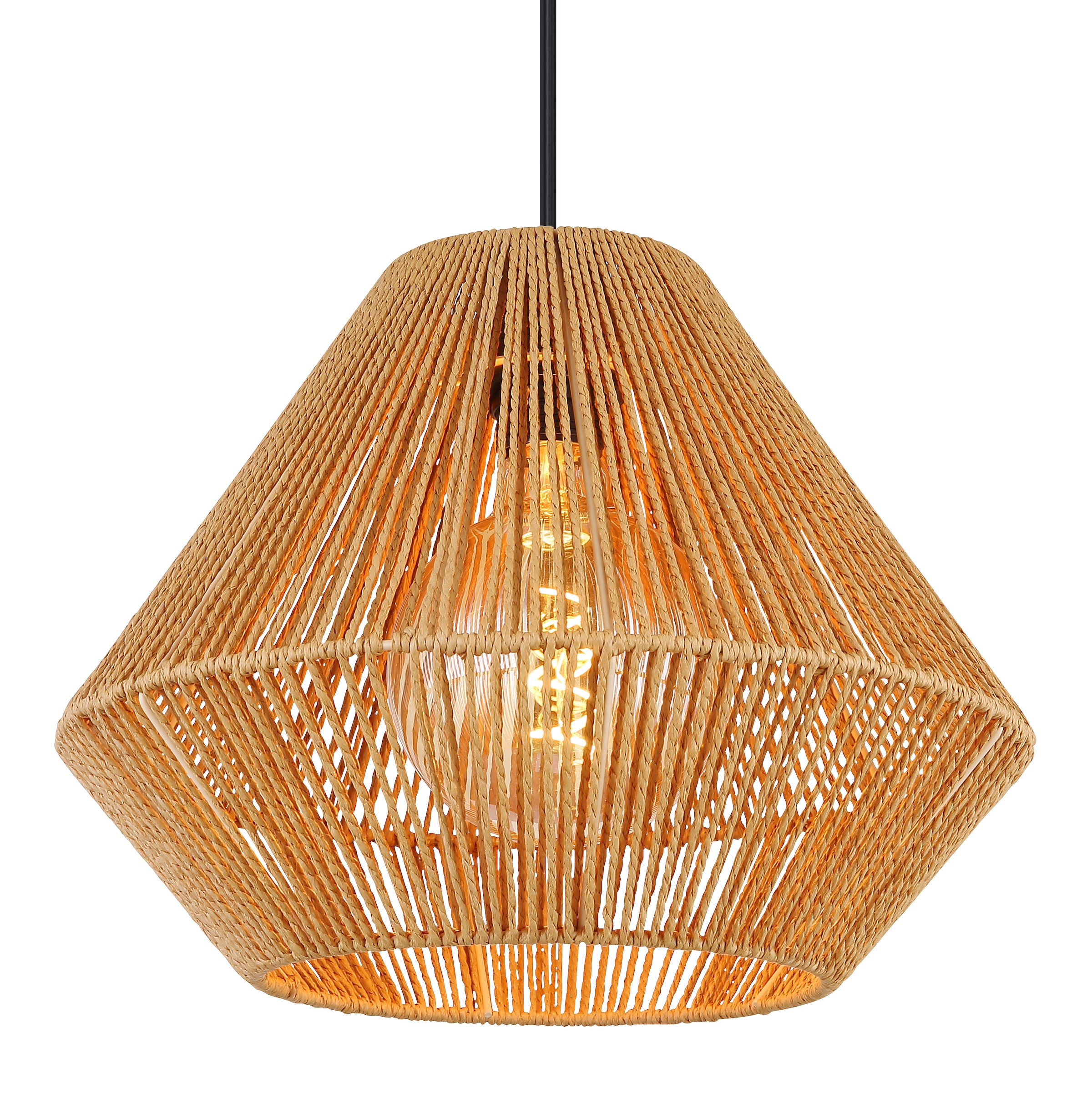GLOBO LIGHTING Hängeleuchte »HOUDINI«, Leuchtmittel E27 | ohne Leuchtmittel, Hängelampe/Pendelleuchte/Esszimmer/Wohnzimmer/Esstisch