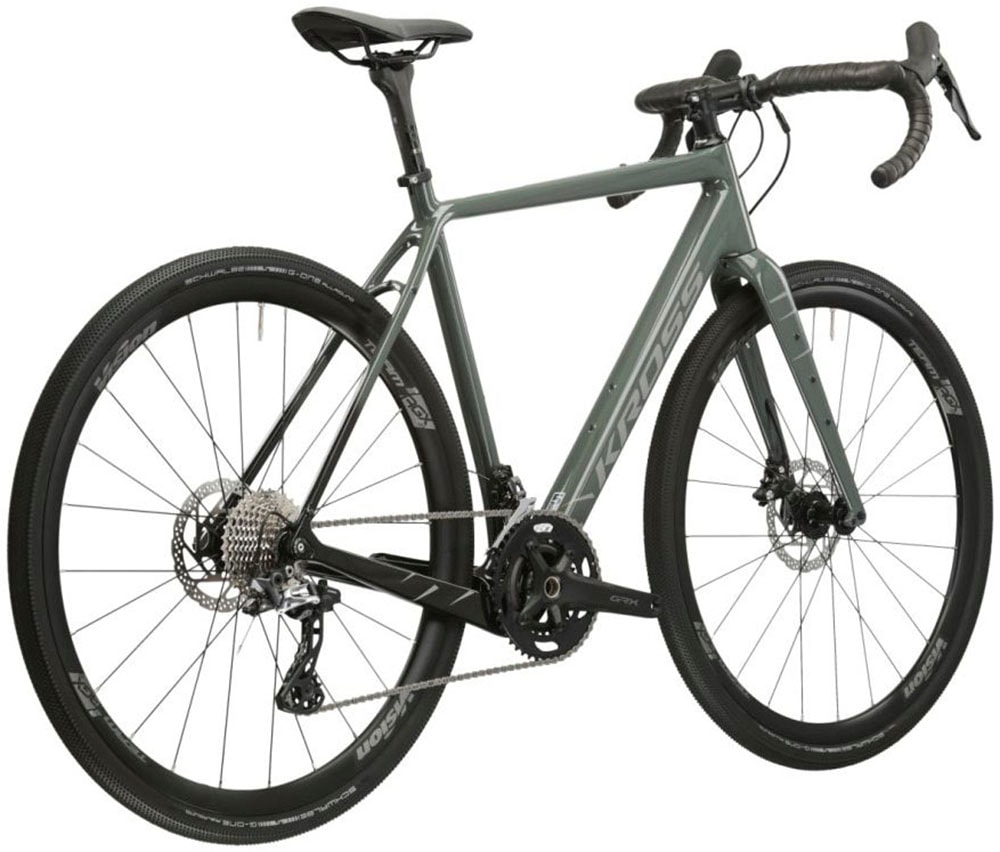 Kross Gravelbike »KROSS Gravelbike Esker 8.0 28" grau«, 22 Gang, Shimano, GRX RX810 Schaltwerk, Kettenschaltung
