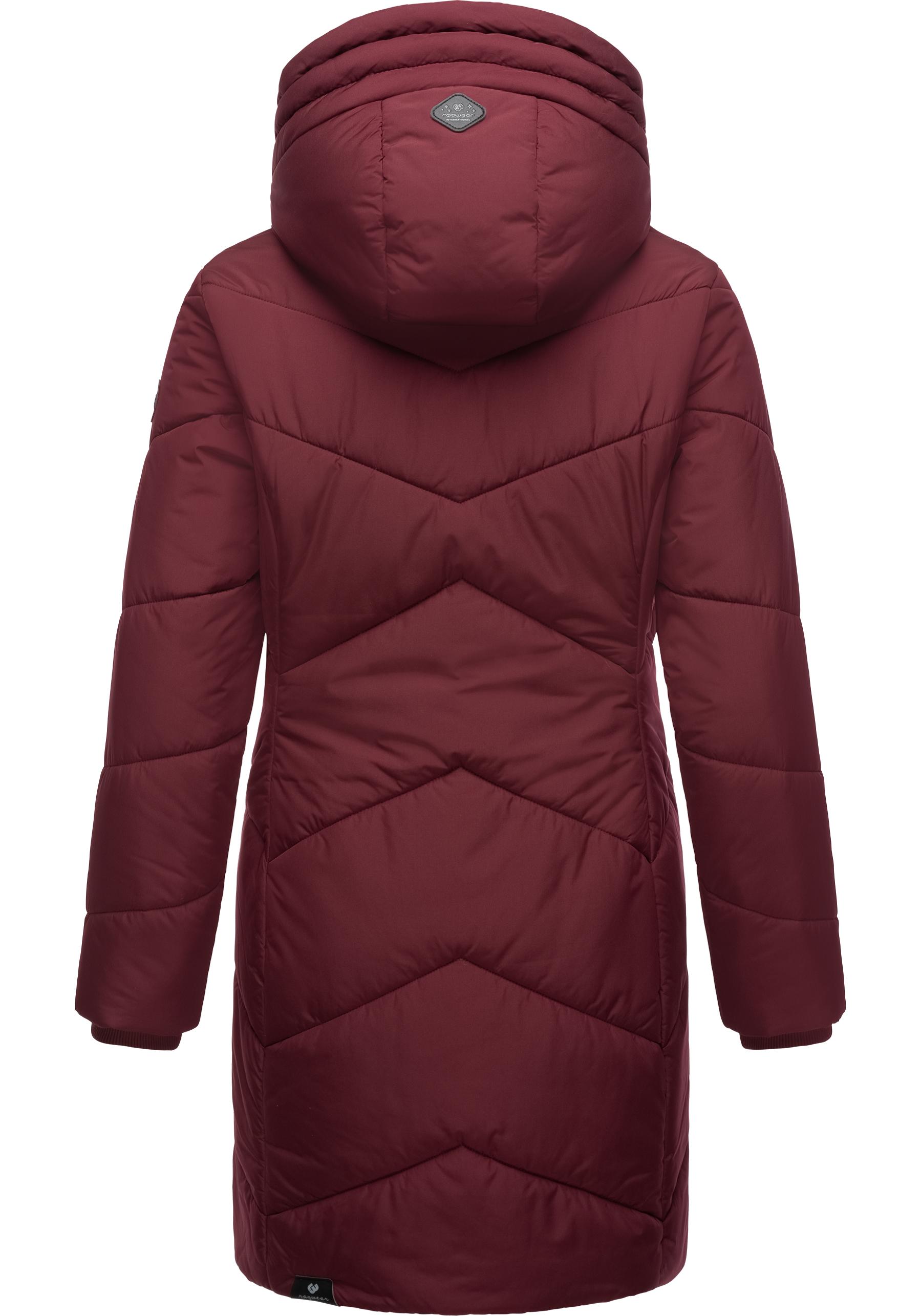 Thumbnail - Ragwear Steppmantel "Novista" Stylischer Wintermantel mit zick zack Muster und großer Kapuze