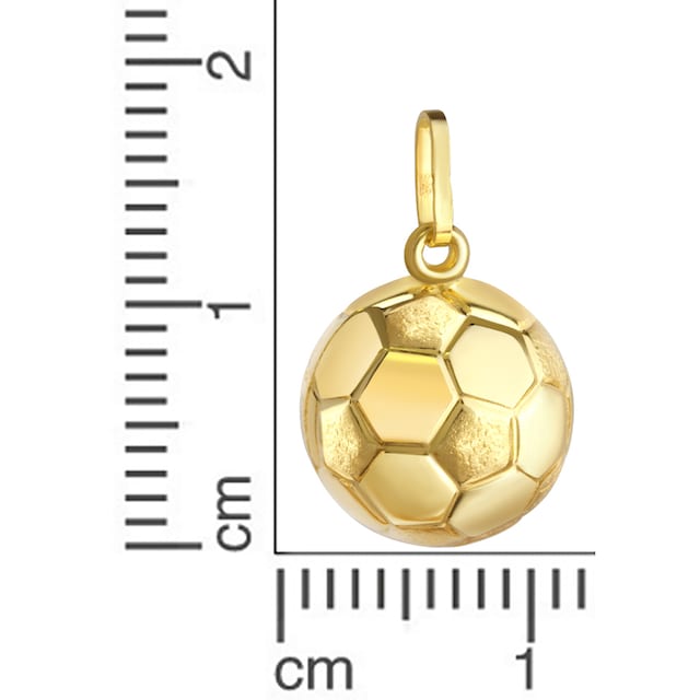 Firetti Kettenanhänger »Schmuck Geschenk Gold 375 Halsschmuck Anhänger  Halskette Fußball«, zu Hoodie, Shirt, Jeans, Sneaker! Anlass Geburtstag  Weihnachten ▷ kaufen | BAUR