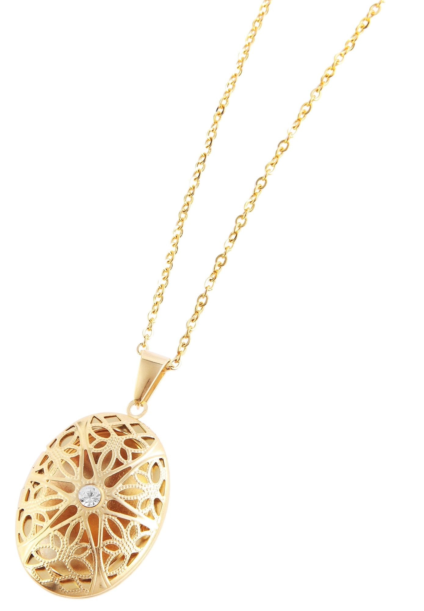 Adelia´s Kette ohne Anhänger »Damen Halskette mit Anhänger – Medaillon aus Edelstahl« Perfekt als Geschenk zum Weihnachten