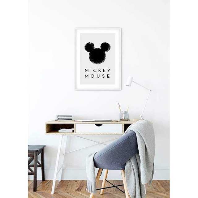 Komar Poster »Mickey Mouse Silhouette«, Disney, (1 St.), Kinderzimmer,  Schlafzimmer, Wohnzimmer | BAUR