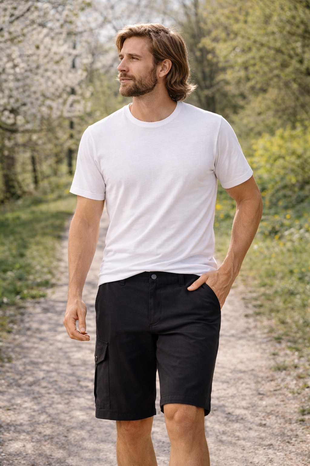 LPO Kapuzenfleecejacke »Rhys Outdoor« mit Kapuze mit Langhaarfleece