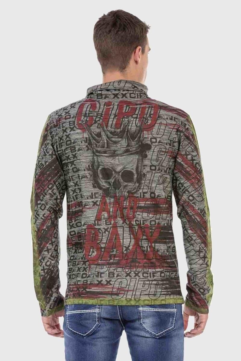 Cipo & Baxx T-Shirt »Sweatshirts«, mit coolem Print