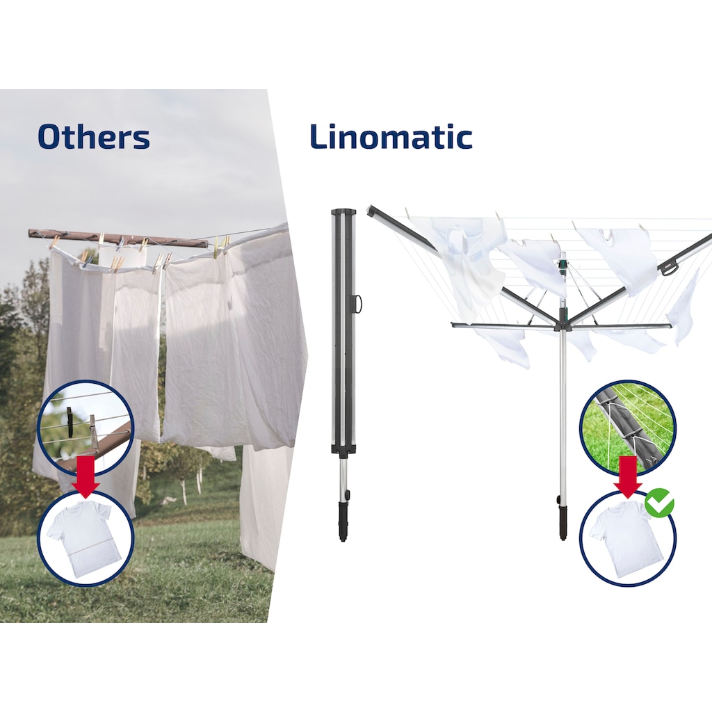 Leifheit Wäschespinne »Wäscheschirm Linomatic 600 Plus«