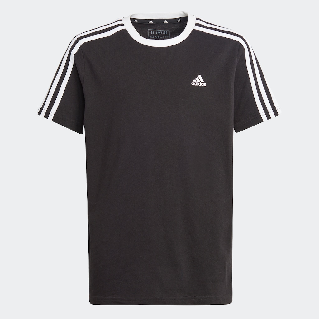 adidas Sportswear T-Shirt »ESSENTIALS 3-STREIFEN COTTON LOOSE FIT BOYFRIEND«