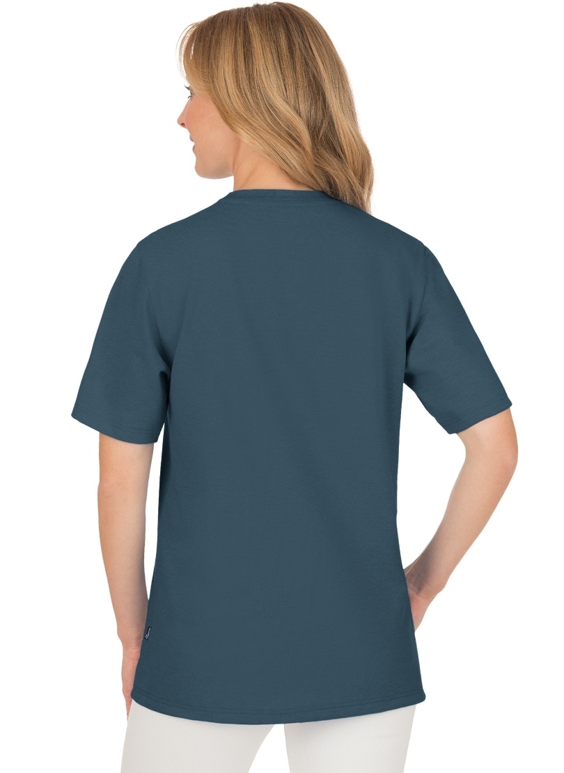 Trigema T-Shirt »TRIGEMA T-Shirt in Piqué-Qualität« 1 Stk.
