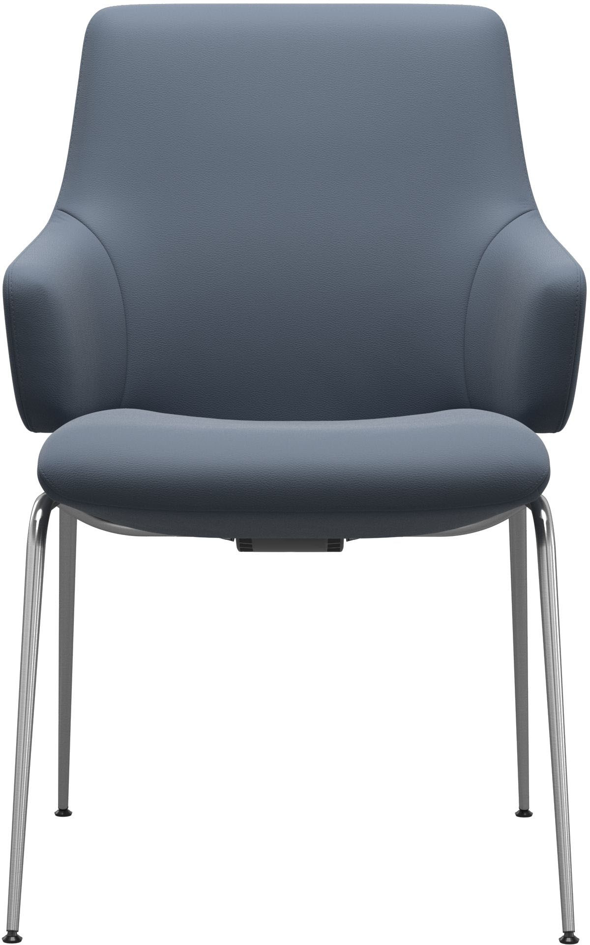 Stressless® Polsterstuhl »Laurel«, Leder PALOMA, Low Back mit Armlehne, Größe L, mit Beinen aus Stahl in Chrom matt
