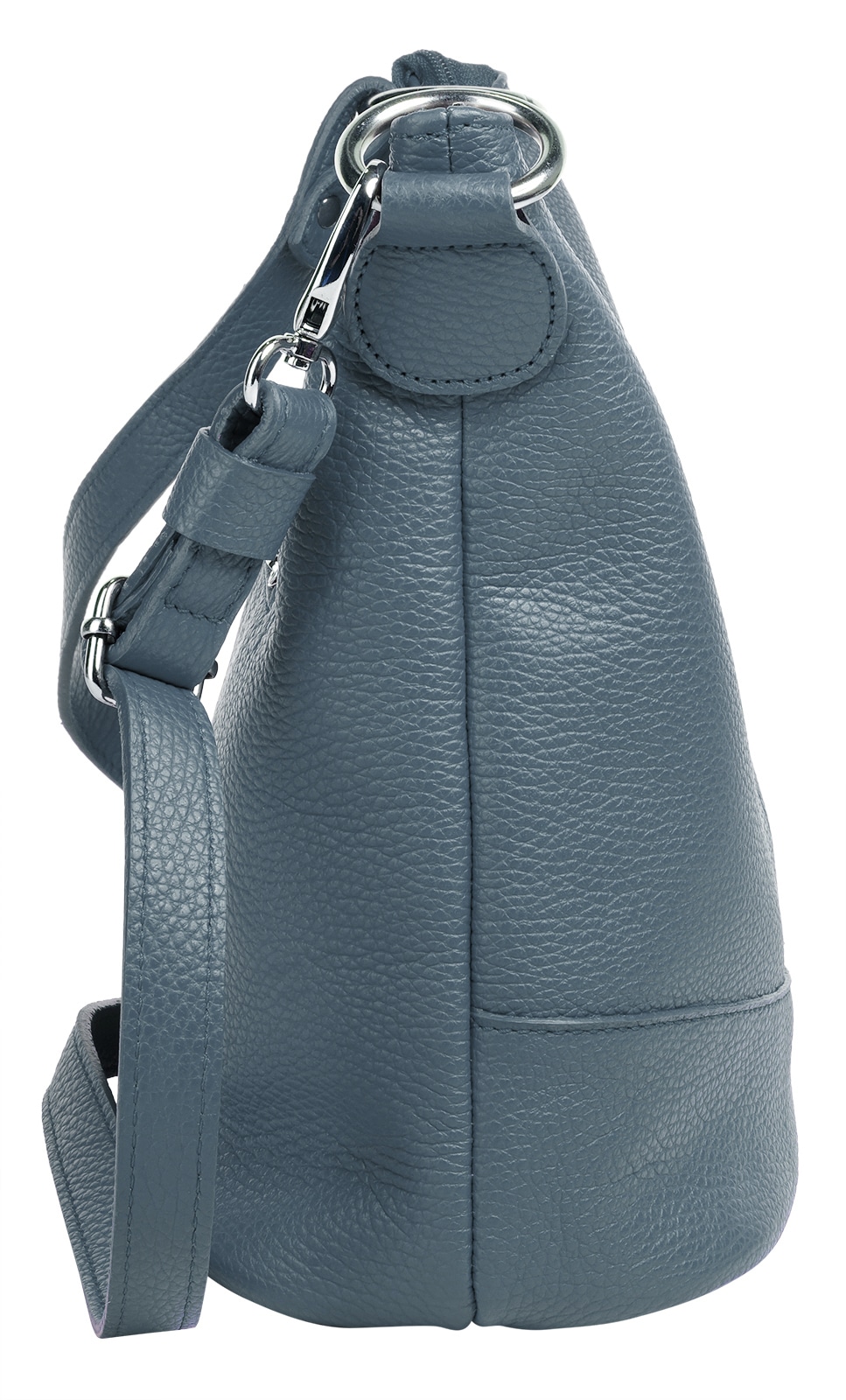 Cluty Umhängetasche, echt Leder, Made in Italy